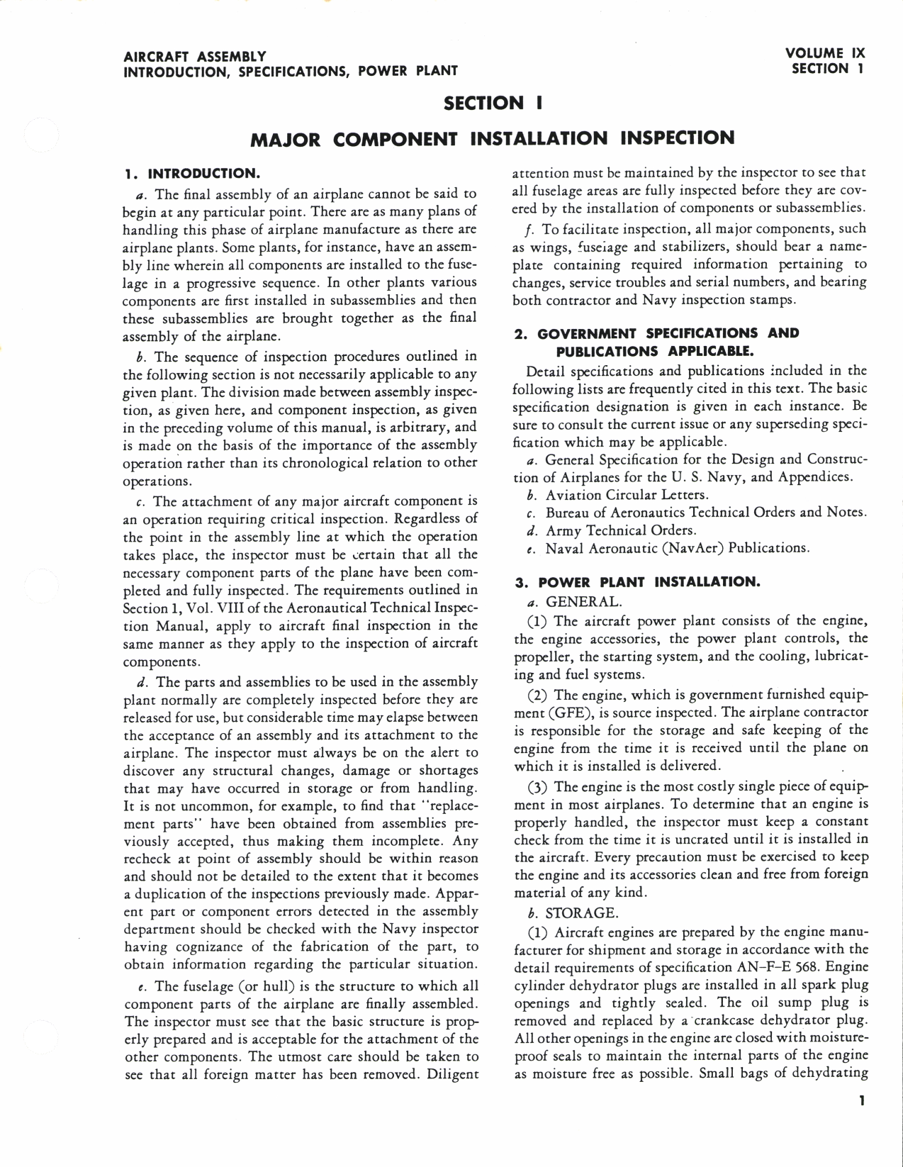 Sample page 5 from AirCorps Library document: Aeronautical Inspection Manual volume 9 for Aircraft Assembly, Pre-Flight and After-Flight Inspection