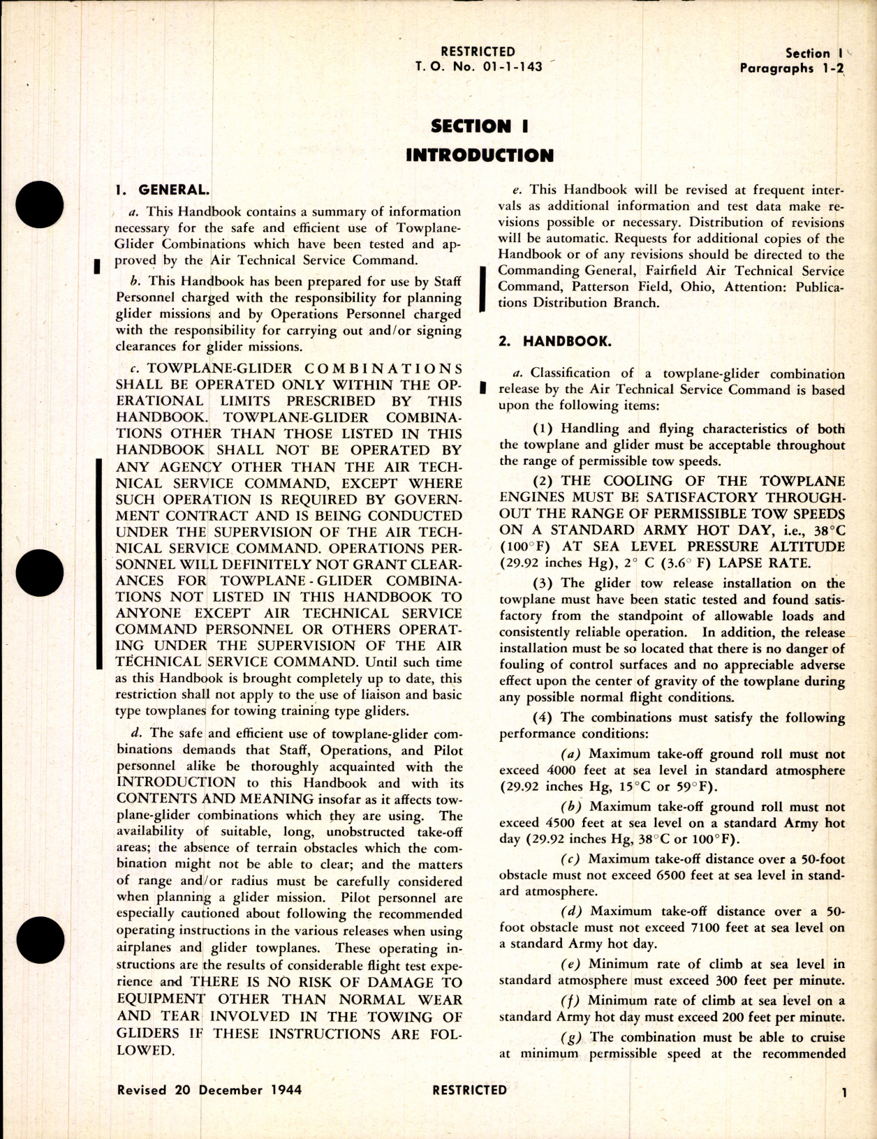 Sample page 5 from AirCorps Library document: Basic Information for TowPlane-Glider Combinations