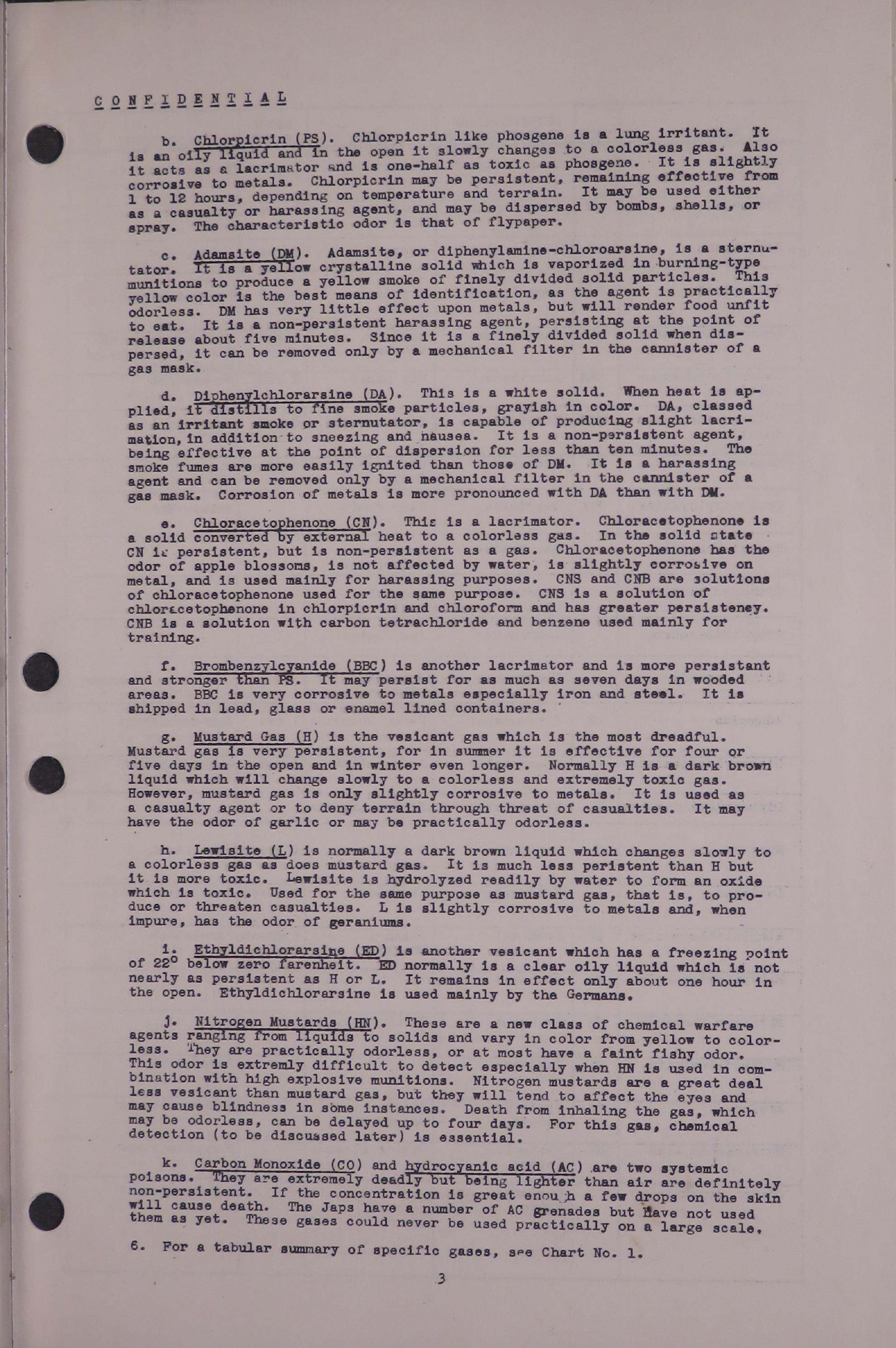 Sample page 5 from AirCorps Library document: U.S. Navy Bomb Disposal Intelligence Bulletin for Gas Warfare