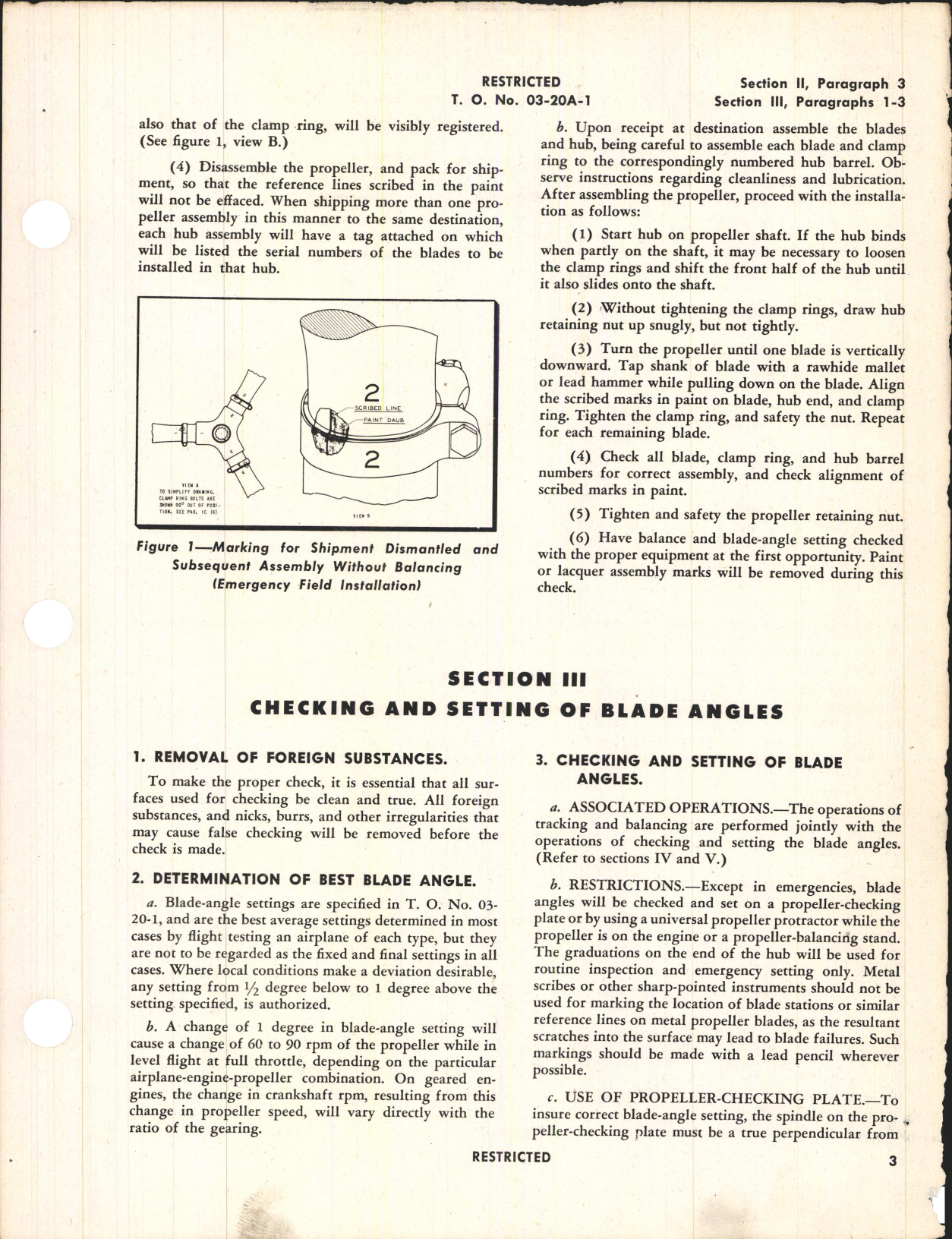 Sample page 7 from AirCorps Library document: Handbook of Instructions for Non-Controllable Propellers