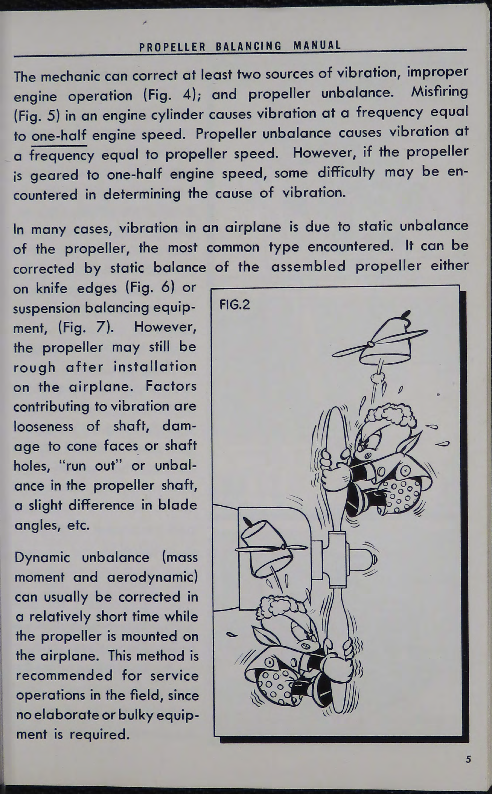 Sample page 7 from AirCorps Library document: Propeller Balancing Instruction Manual