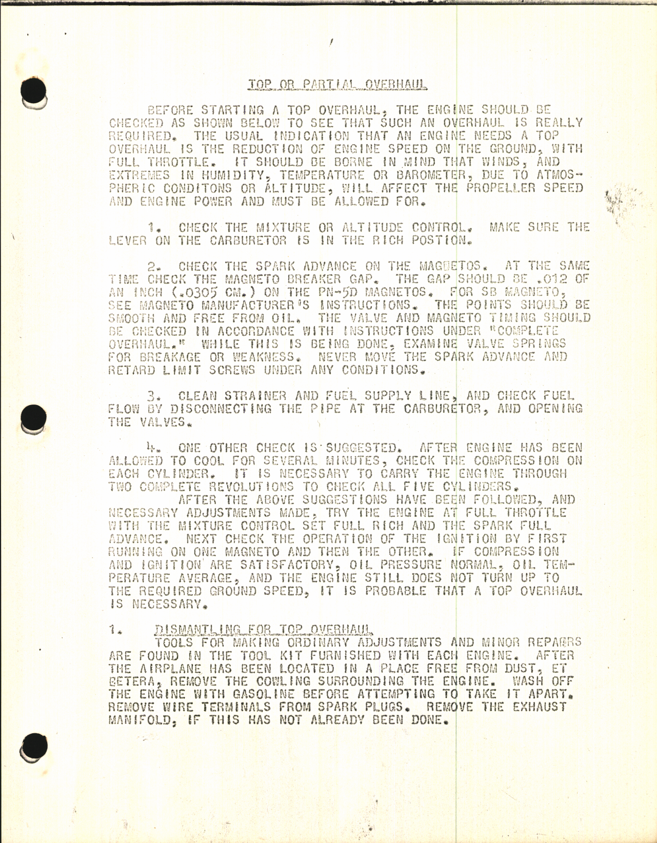 Sample page 5 from AirCorps Library document: Instructions for Overhaul for Kinner R-52, R-55, and R-53 Aircraft Engines