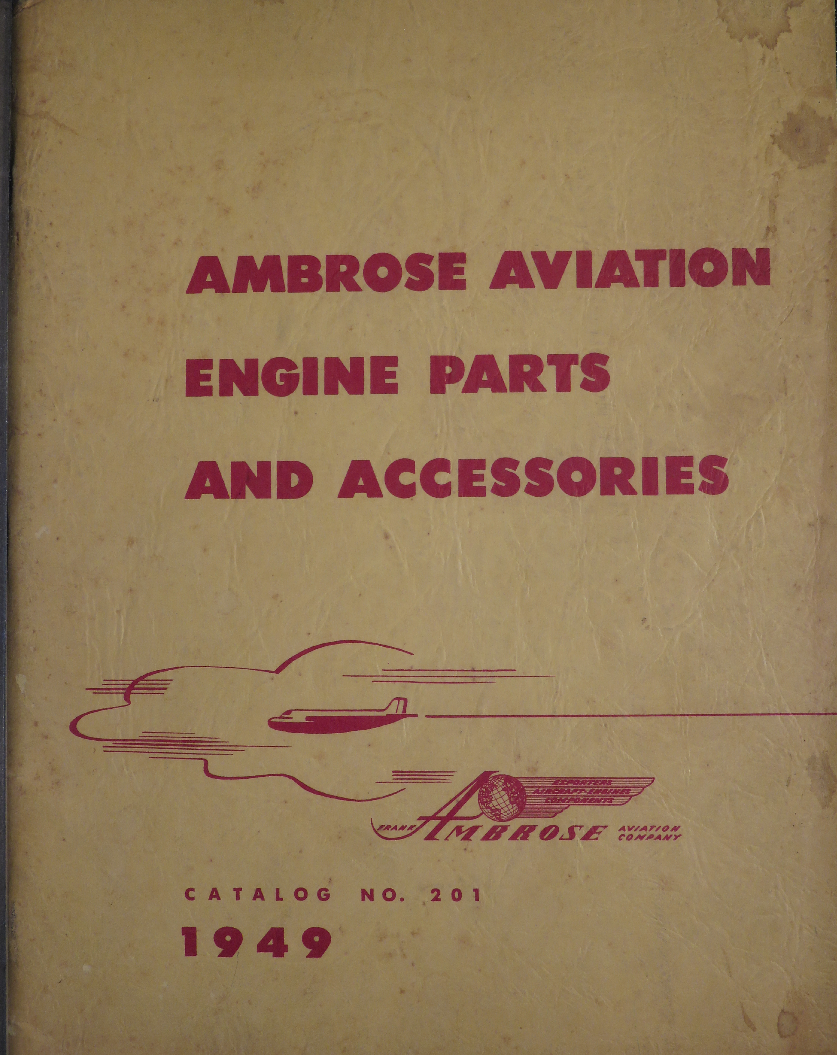 Sample page 1 from AirCorps Library document: Ambrose Aviation; Engine Parts and Accessories