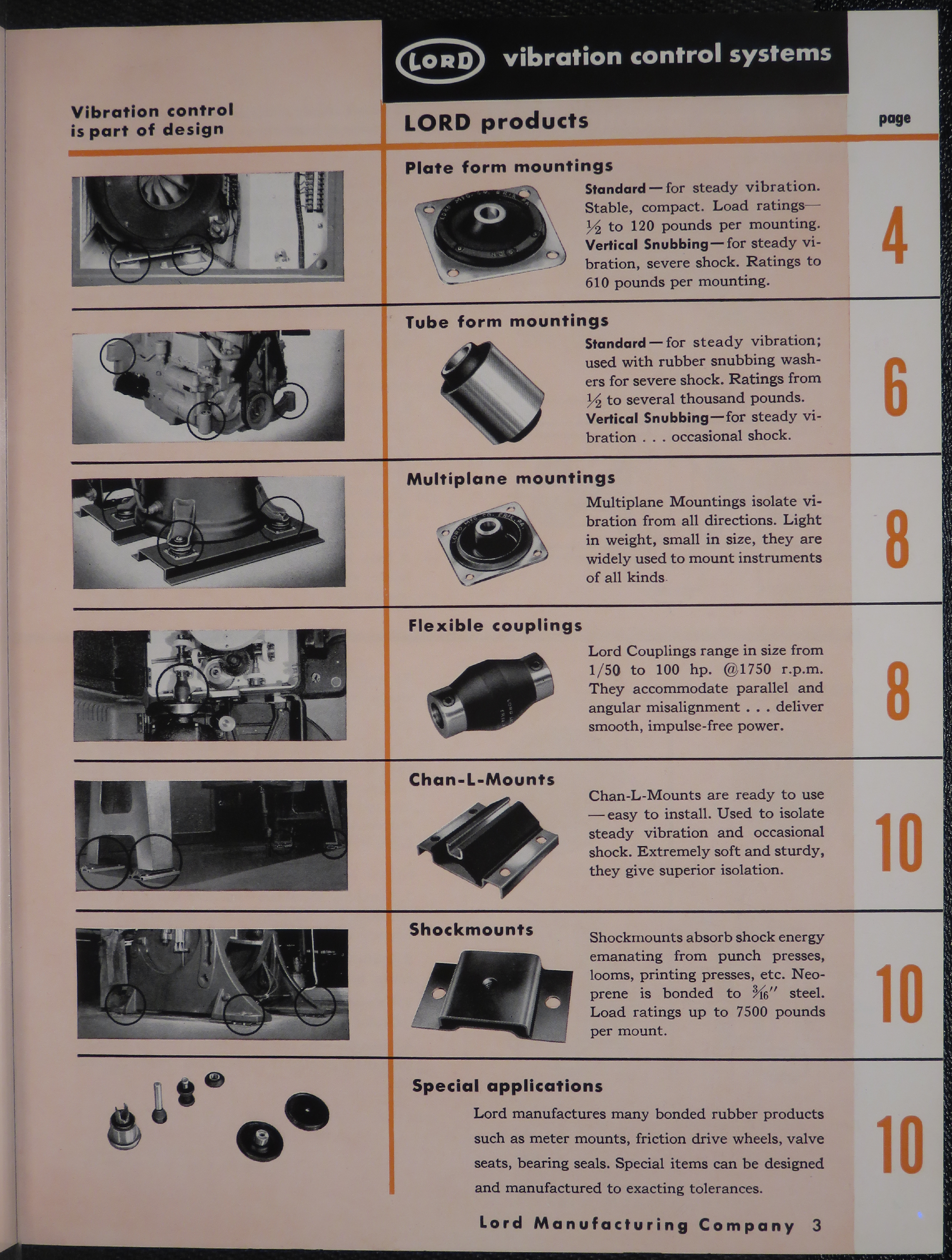 Sample page 3 from AirCorps Library document: Vibration Control Systems