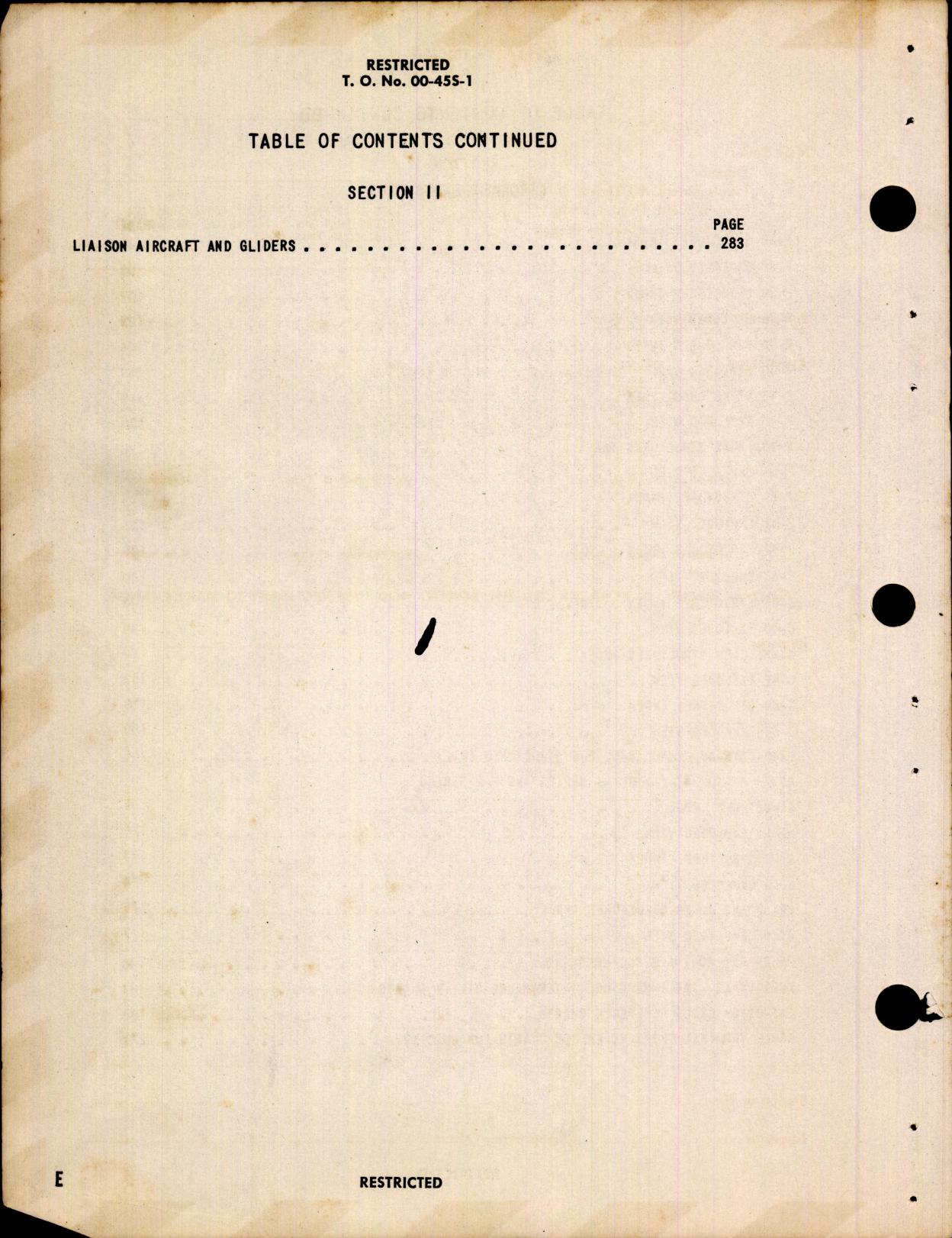 Sample page 8 from AirCorps Library document: Interchangeability Charts - Structures of AAF Airplanes