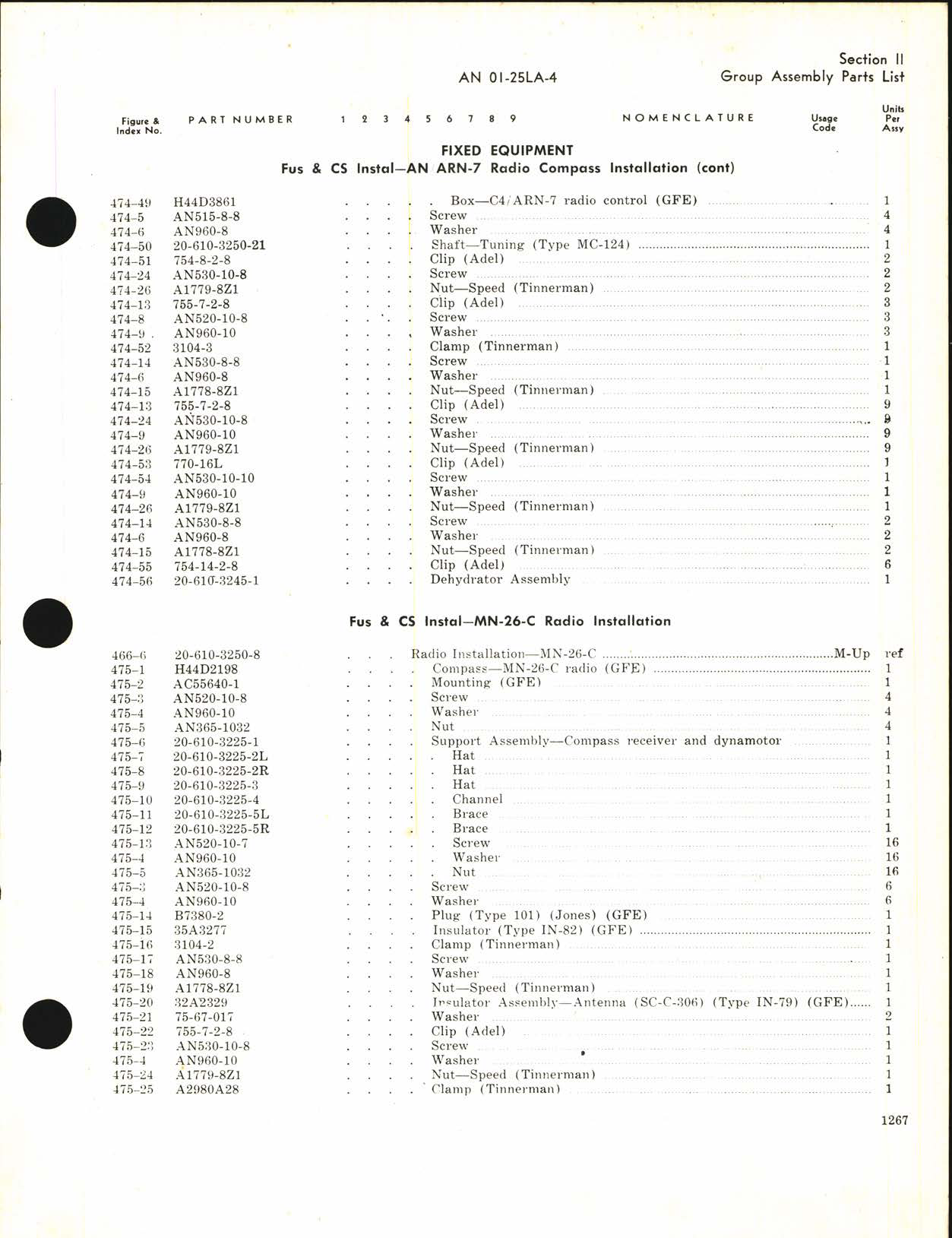 Sample page 5 from AirCorps Library document: Parts Catalog for C-46A, C-46D, and R5C-1