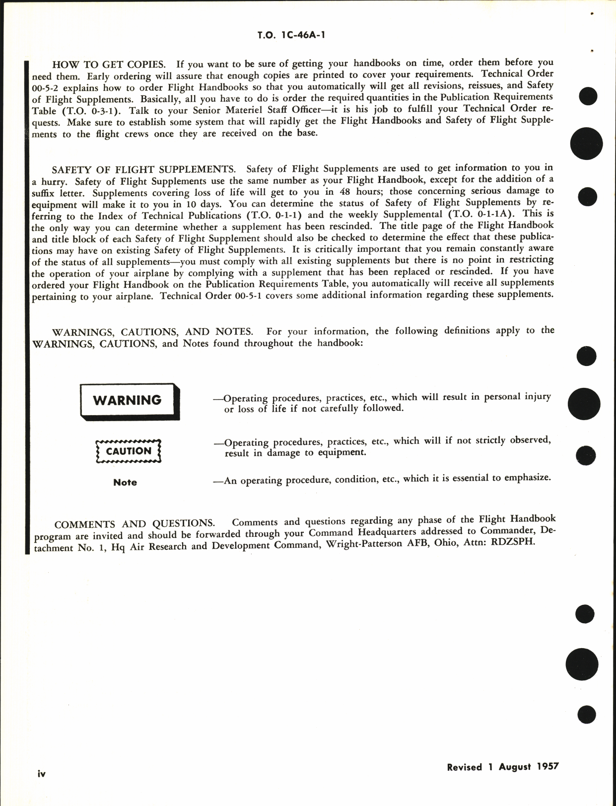 Sample page 6 from AirCorps Library document: Flight Handbook for C-46A, C-46D, C-46F, and R5C-1