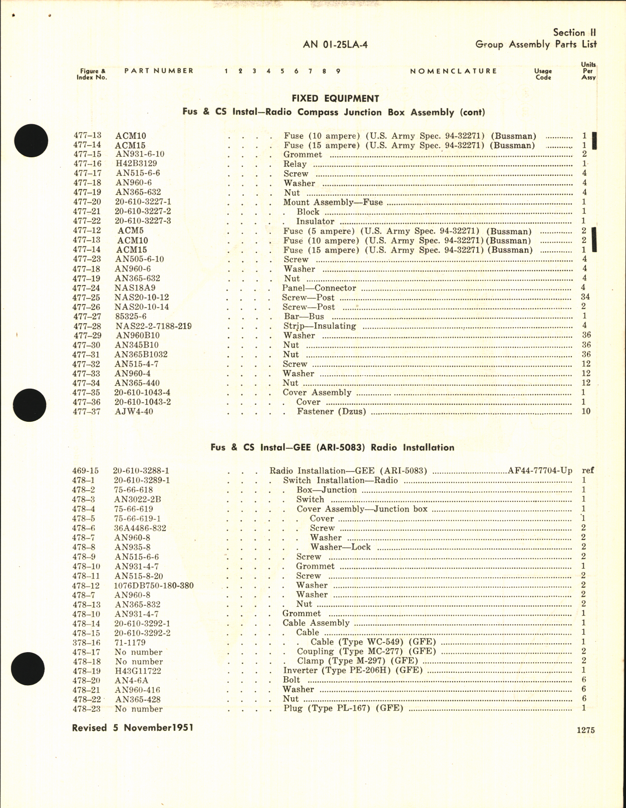 Sample page 7 from AirCorps Library document: Parts Catalog for C-46A, C-46D, and R5C-1