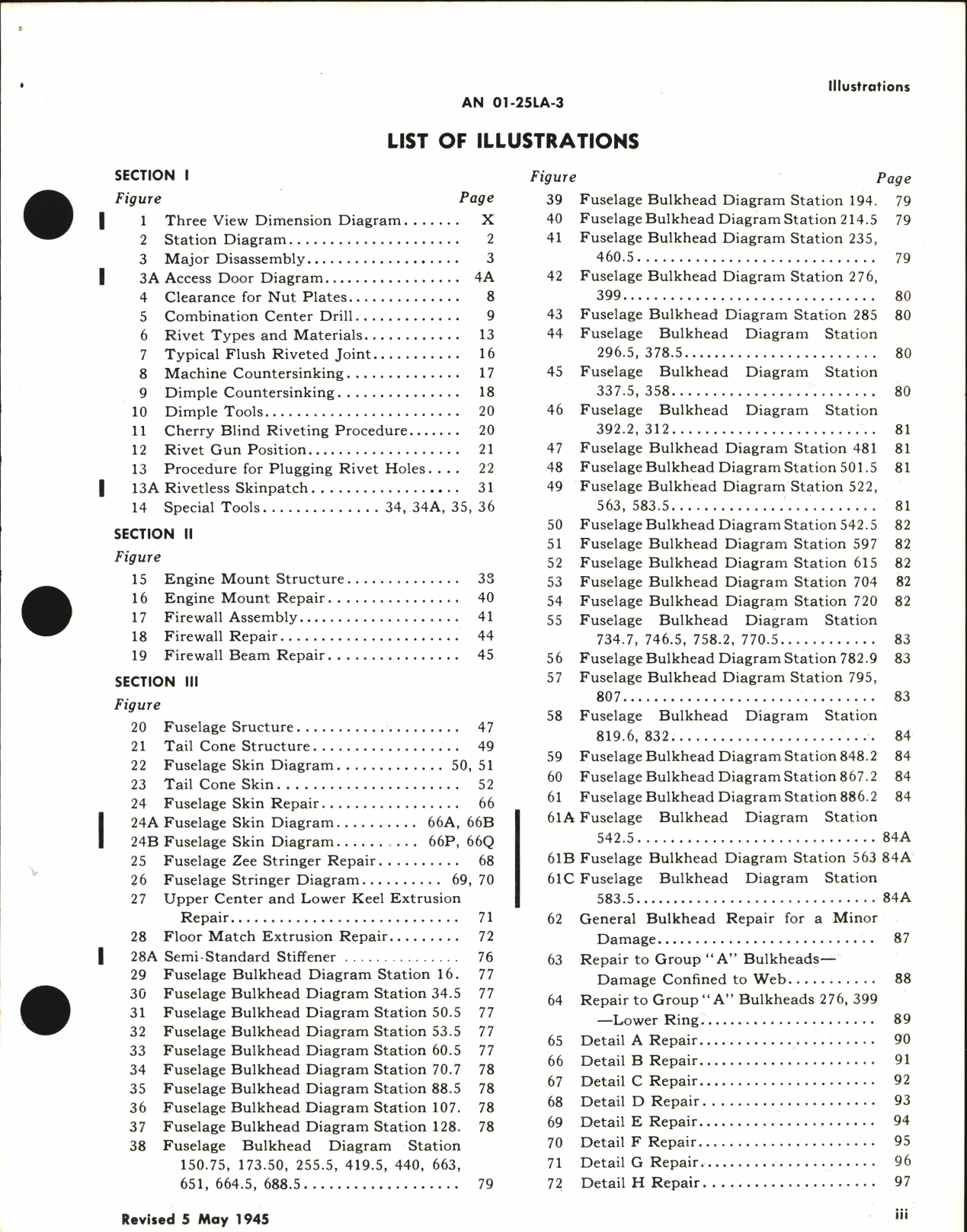 Sample page 5 from AirCorps Library document: Structural Repair Instructions for C-46, ZC-46A, C-46D, and C-46F