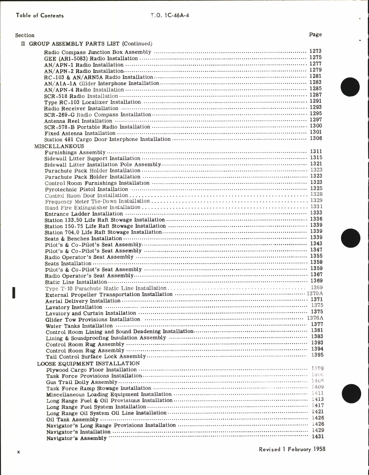 Sample page 6 from AirCorps Library document: Illustrated Parts Breakdown for C-46A, C-46D, and R5C-1