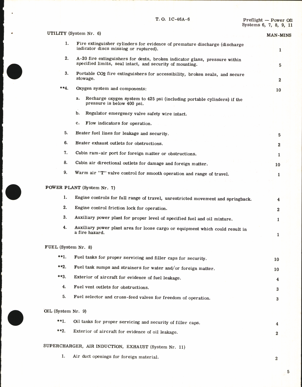 Sample page 7 from AirCorps Library document: Inspection Requirements for C-46A, C-46D, and C-46F Aircraft