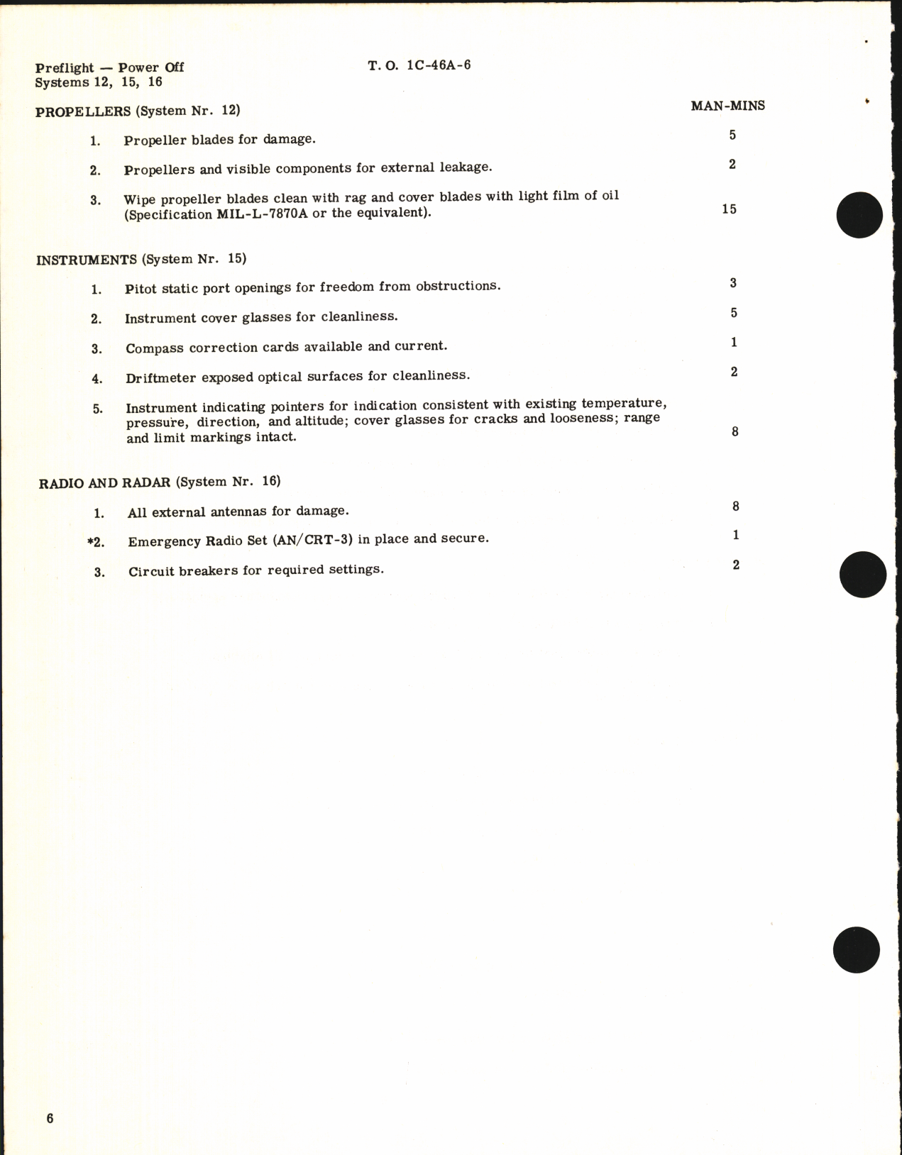 Sample page 8 from AirCorps Library document: Inspection Requirements for C-46A, C-46D, and C-46F Aircraft
