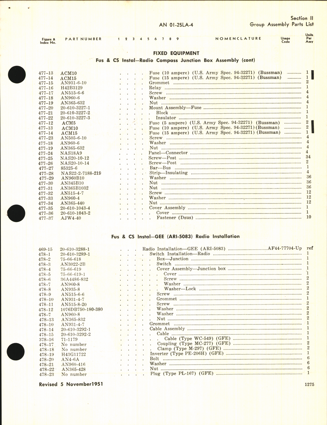 Sample page 7 from AirCorps Library document: Parts Catalog for C-46A, C-46D, and R5C-1