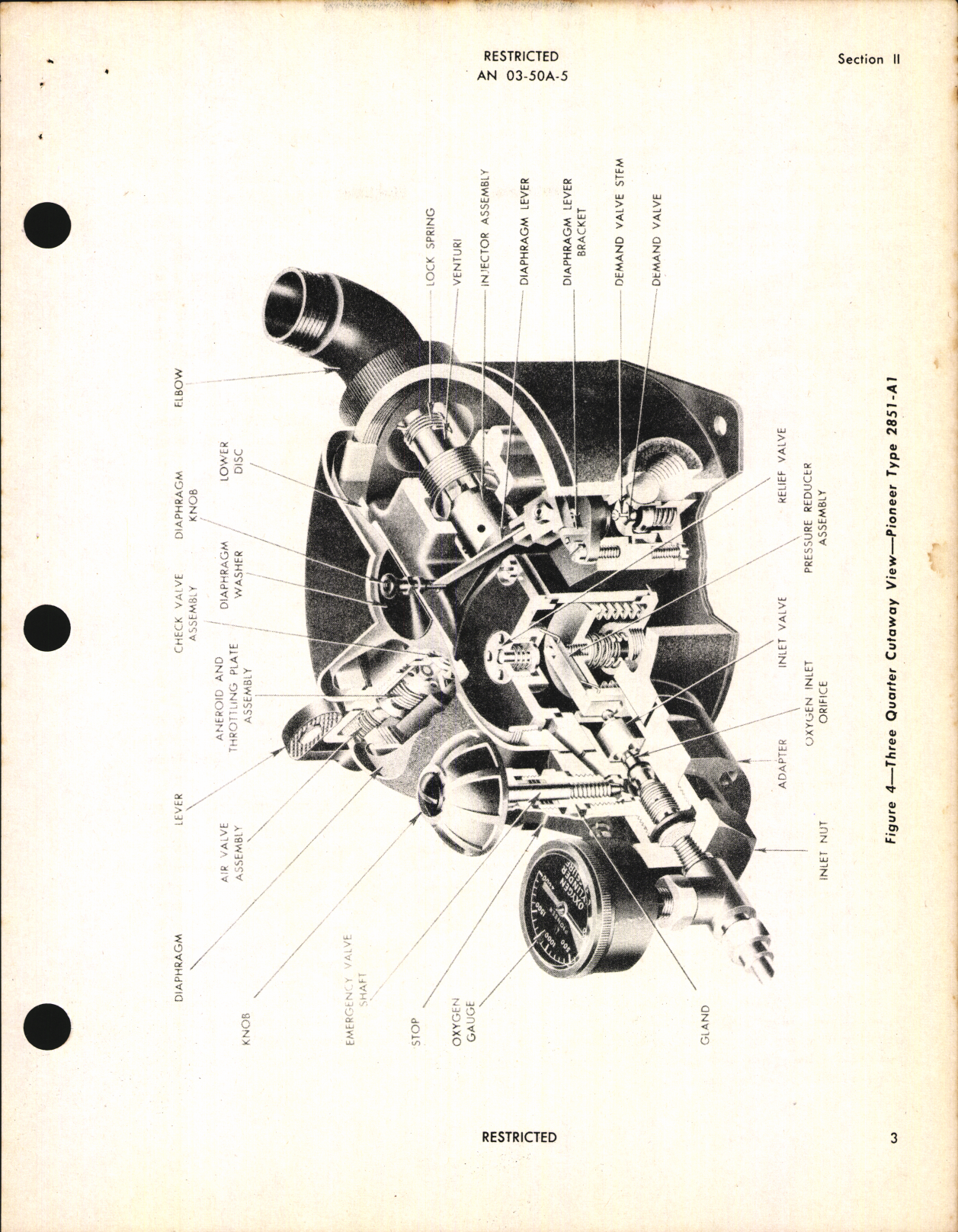 Sample page 7 from AirCorps Library document: Handbook of Instructions with Parts Catalog for Diluter Demand Oxygen Regulator