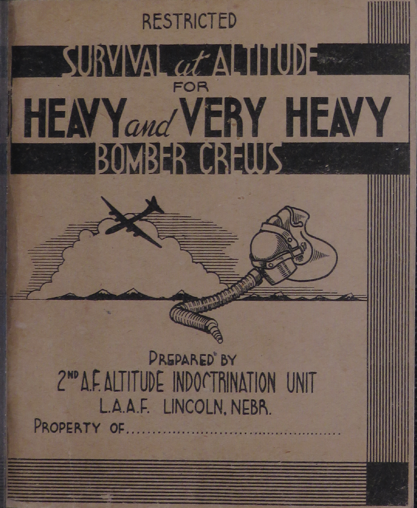 Sample page 1 from AirCorps Library document: Survival at Altitude for Heavy and Very Heavy Bomber Crews