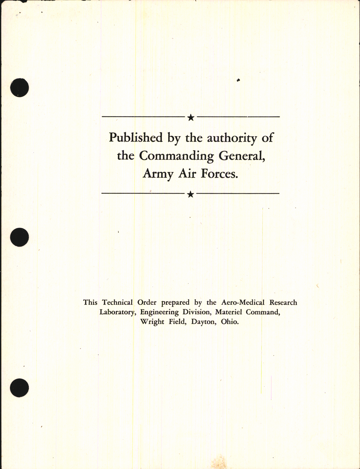 Sample page 3 from AirCorps Library document: Use of Oxygen and Oxygen Equipment