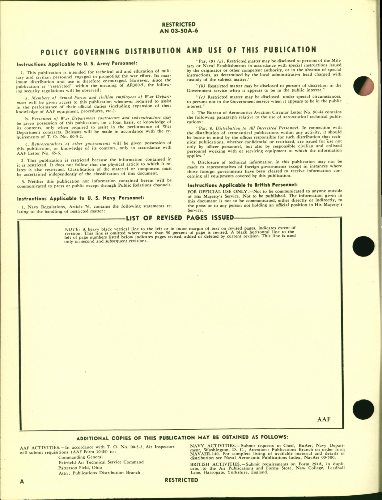 Sample page 3 from AirCorps Library document: Operation, Service and Overhaul Instructions with Parts Catalog for Portable Oxygen Demand Regulator Type A-13
