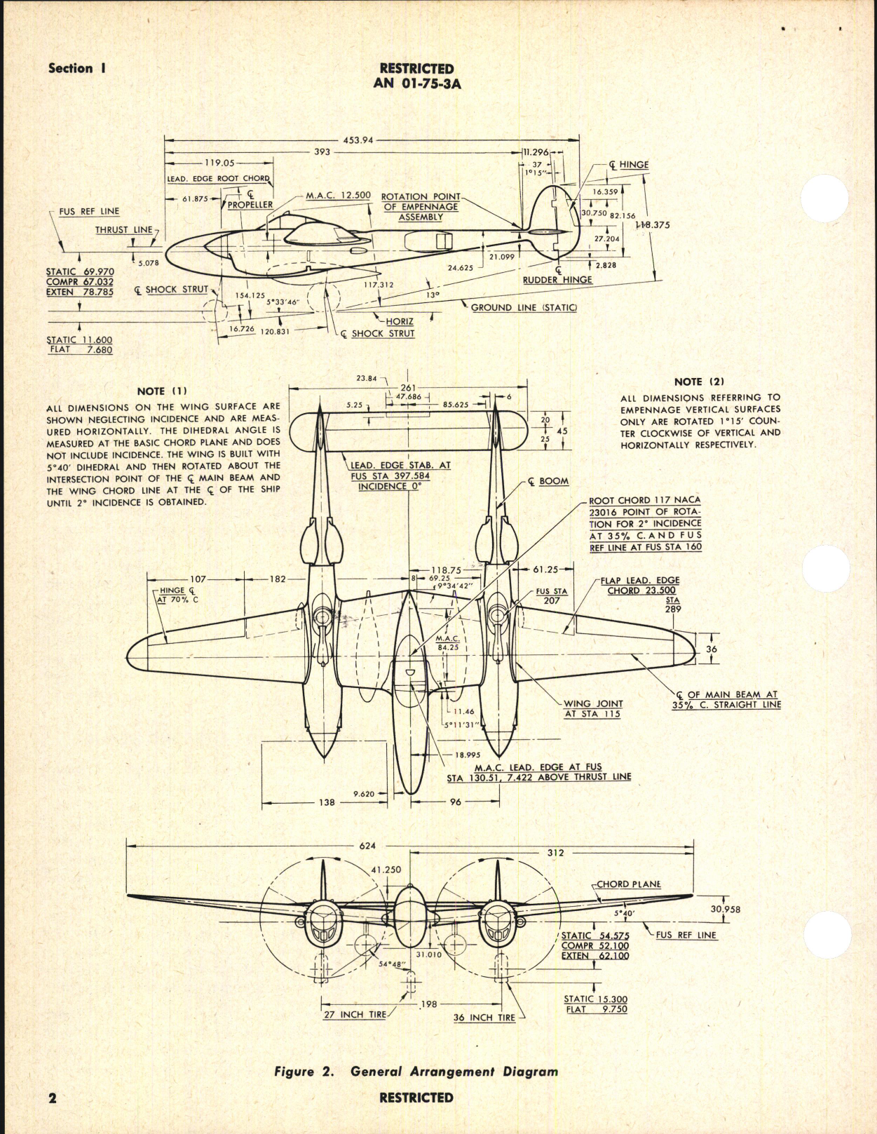 Sample page 8 from AirCorps Library document: Structural Repair Instructions for P-38 Series through P-38J-25, F-4 and F-5 Series