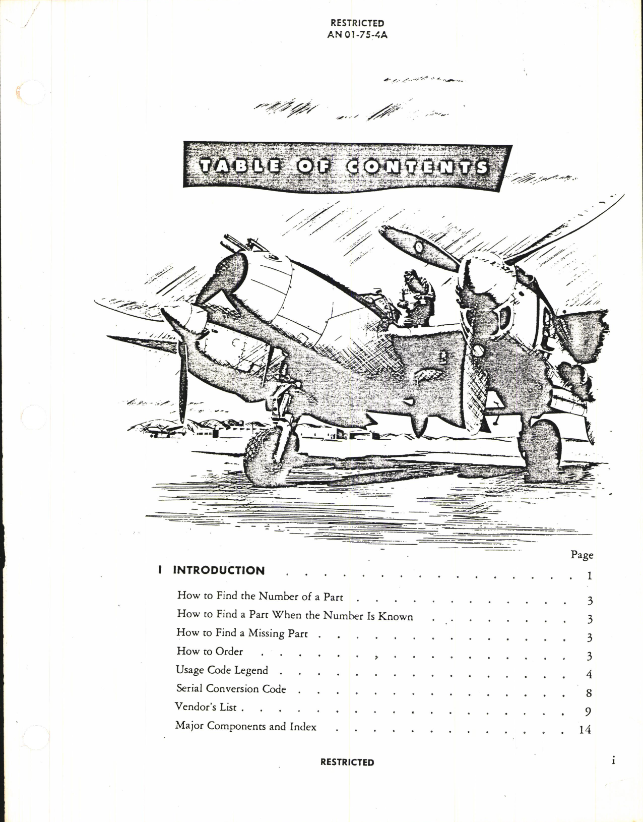 Sample page 6 from AirCorps Library document: Parts Catalog for P-38H, P-38J, P-38L, and F-5B Airplanes