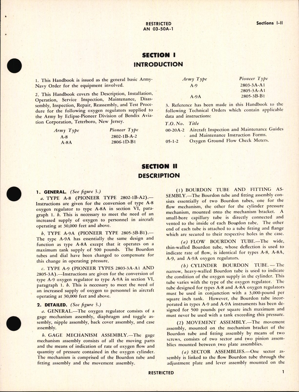 Sample page 7 from AirCorps Library document: Handbook of Instructions with Parts Catalog for Oxygen Regulators