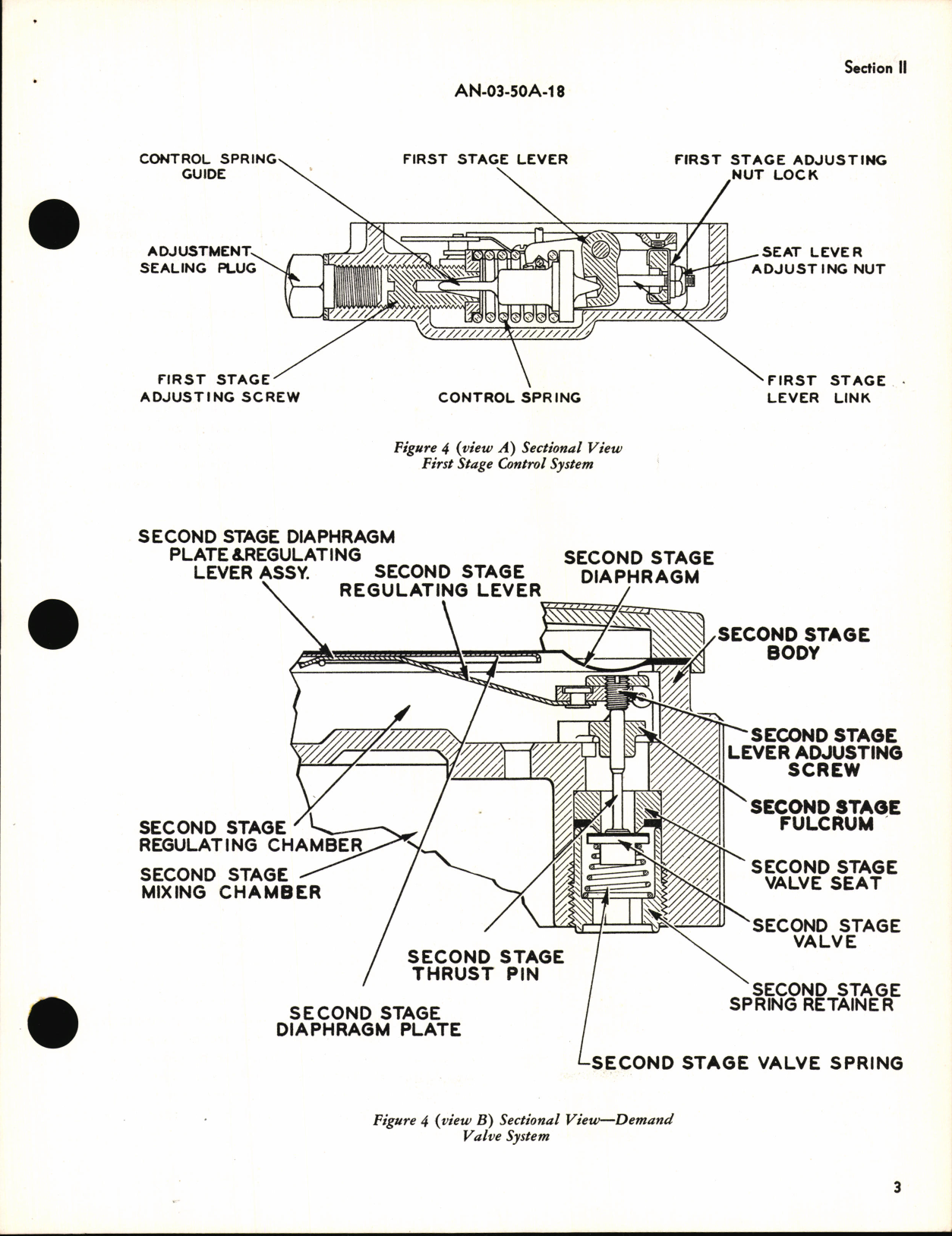Sample page 7 from AirCorps Library document: Operation, Service and Overhaul Instructions with Parts Catalog for Diluter Demand Oxygen Regulator Type AN 6004-1