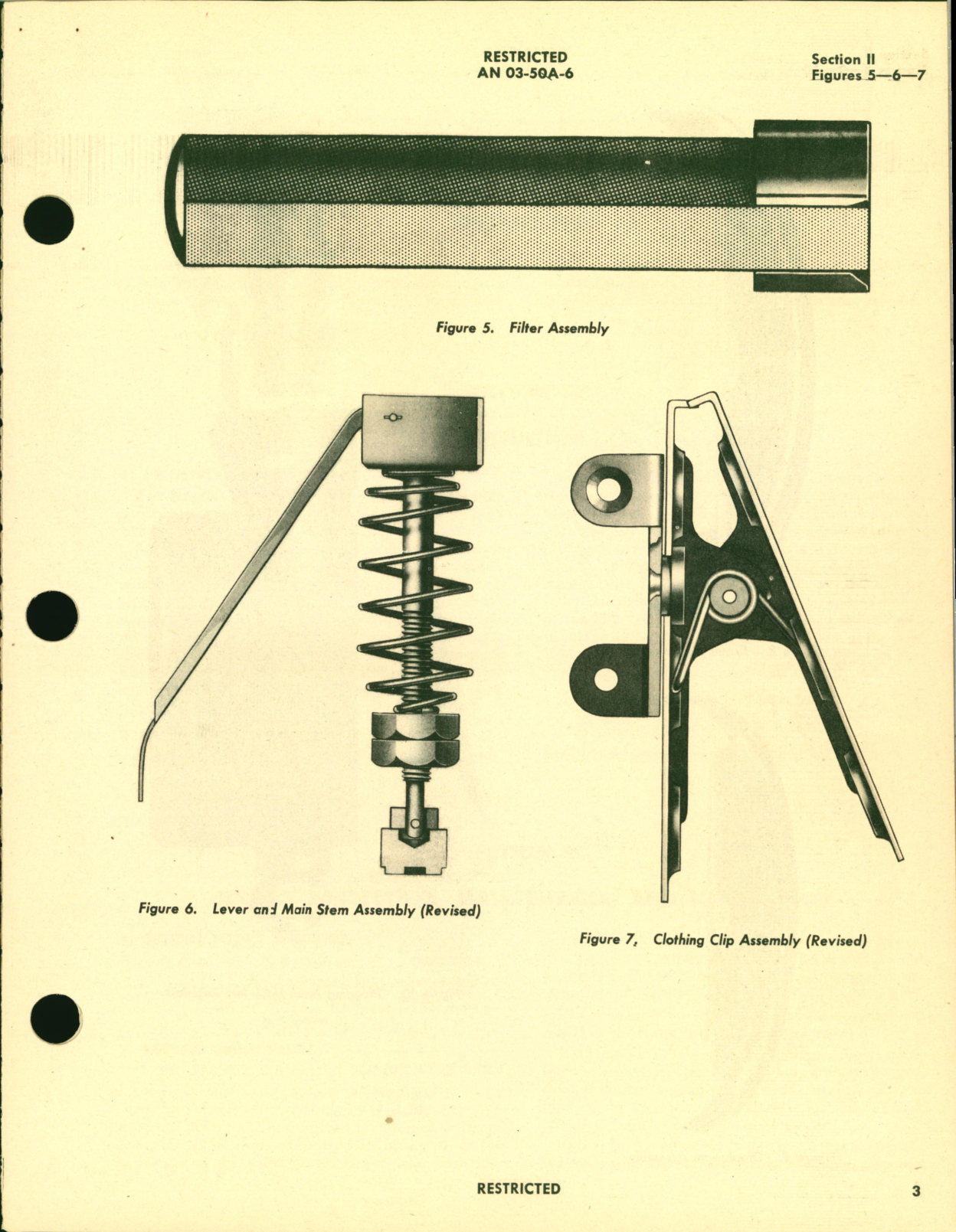 Sample page 7 from AirCorps Library document: Operation, Service and Overhaul Instructions with Parts Catalog for Portable Oxygen Demand Regulator Type A-13