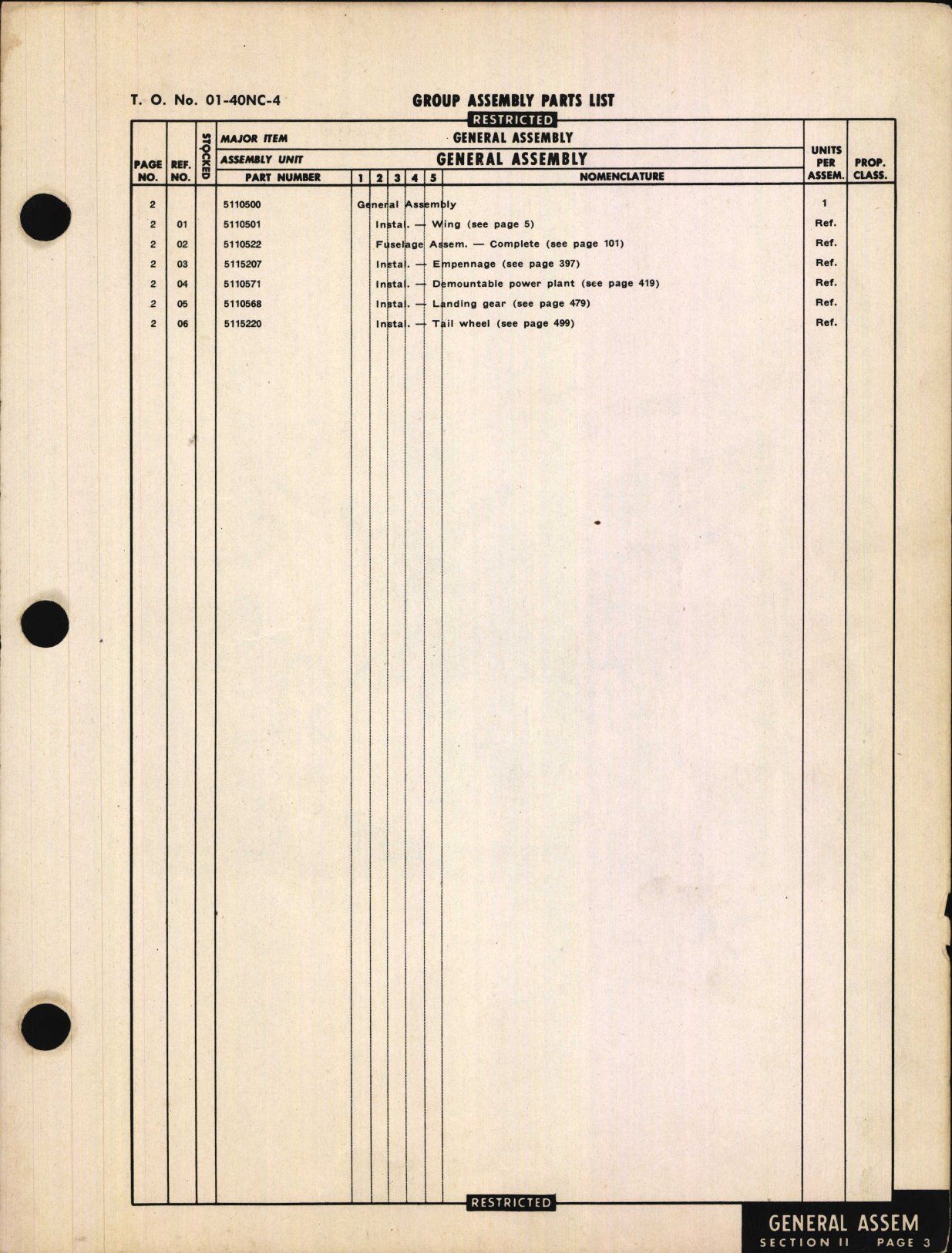 Sample page 7 from AirCorps Library document: Parts Catalog for C-47, R4D-1, and Dakota I