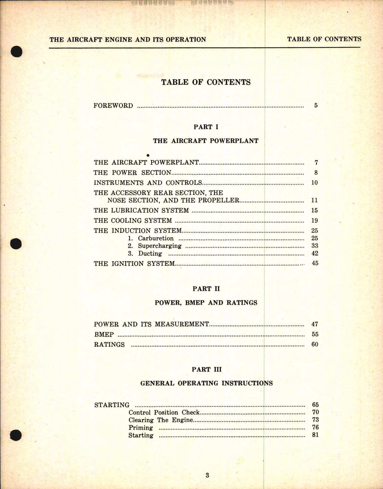 Sample page 3 from AirCorps Library document: The Aircraft engine and its Operation 