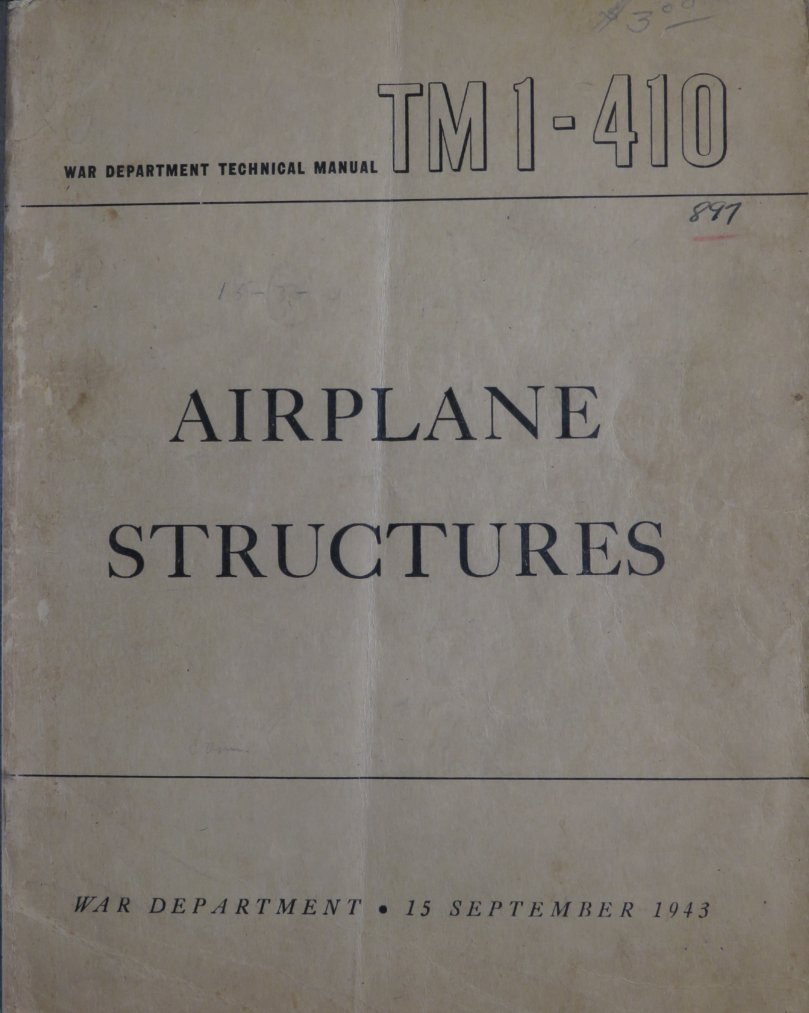 Sample page 1 from AirCorps Library document: Airplane Structures
