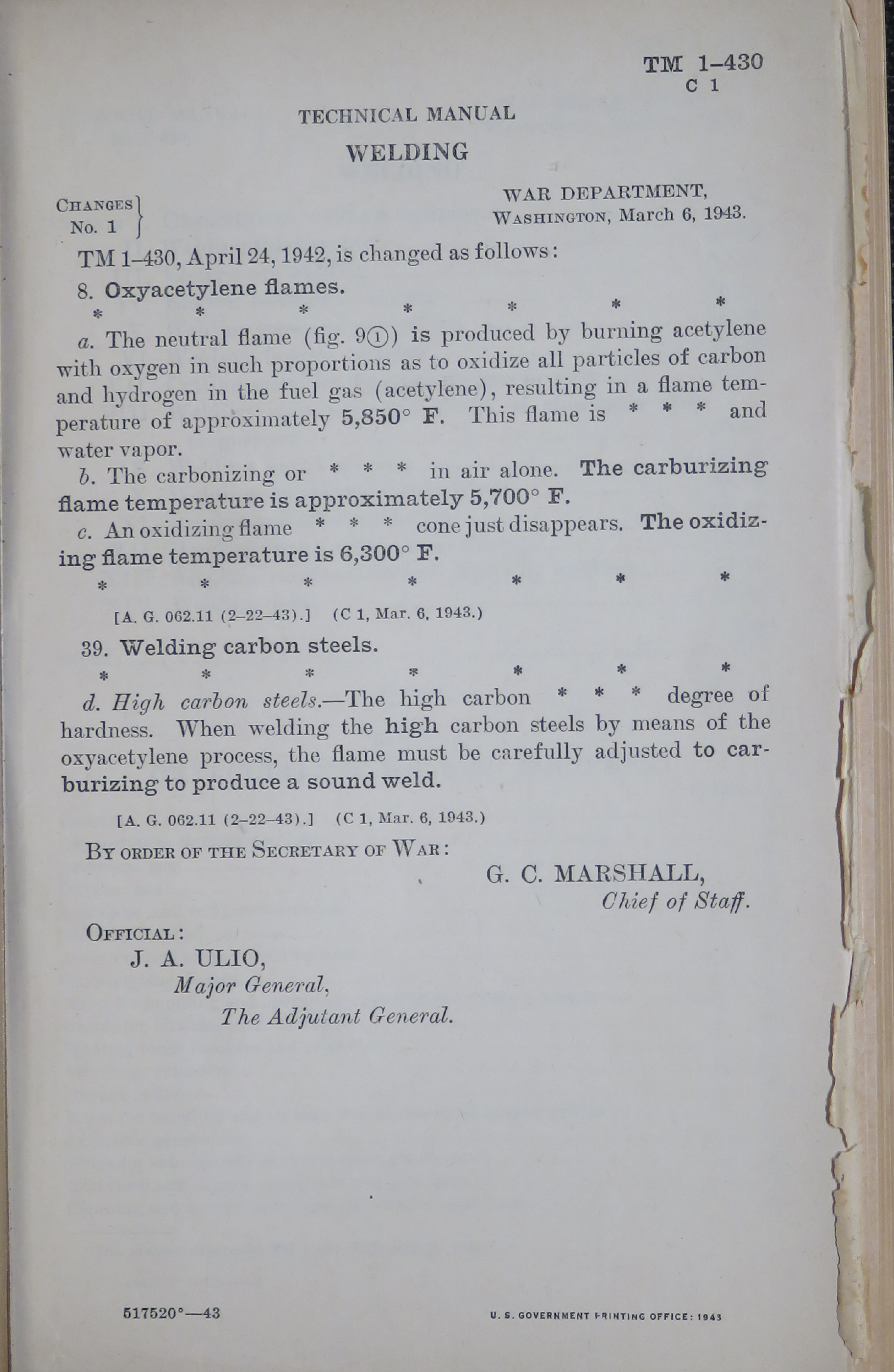 Sample page 3 from AirCorps Library document: Technical Manual; Welding