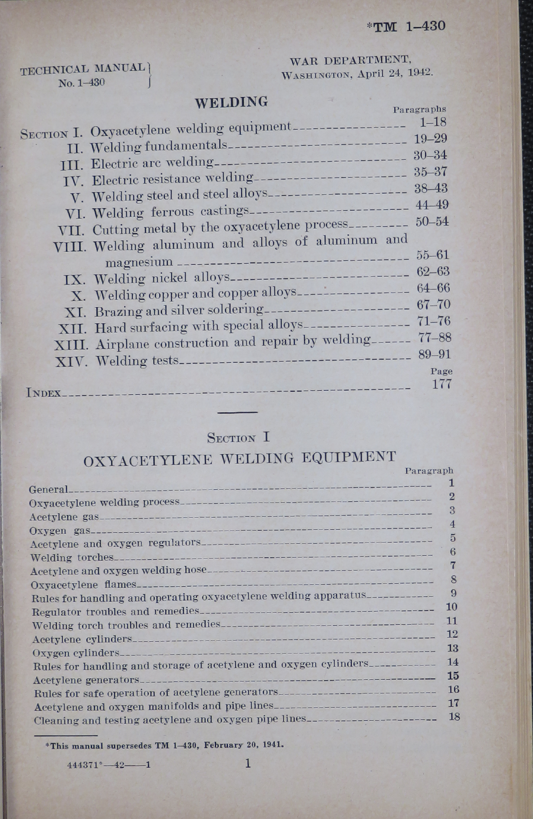 Sample page 5 from AirCorps Library document: Technical Manual; Welding