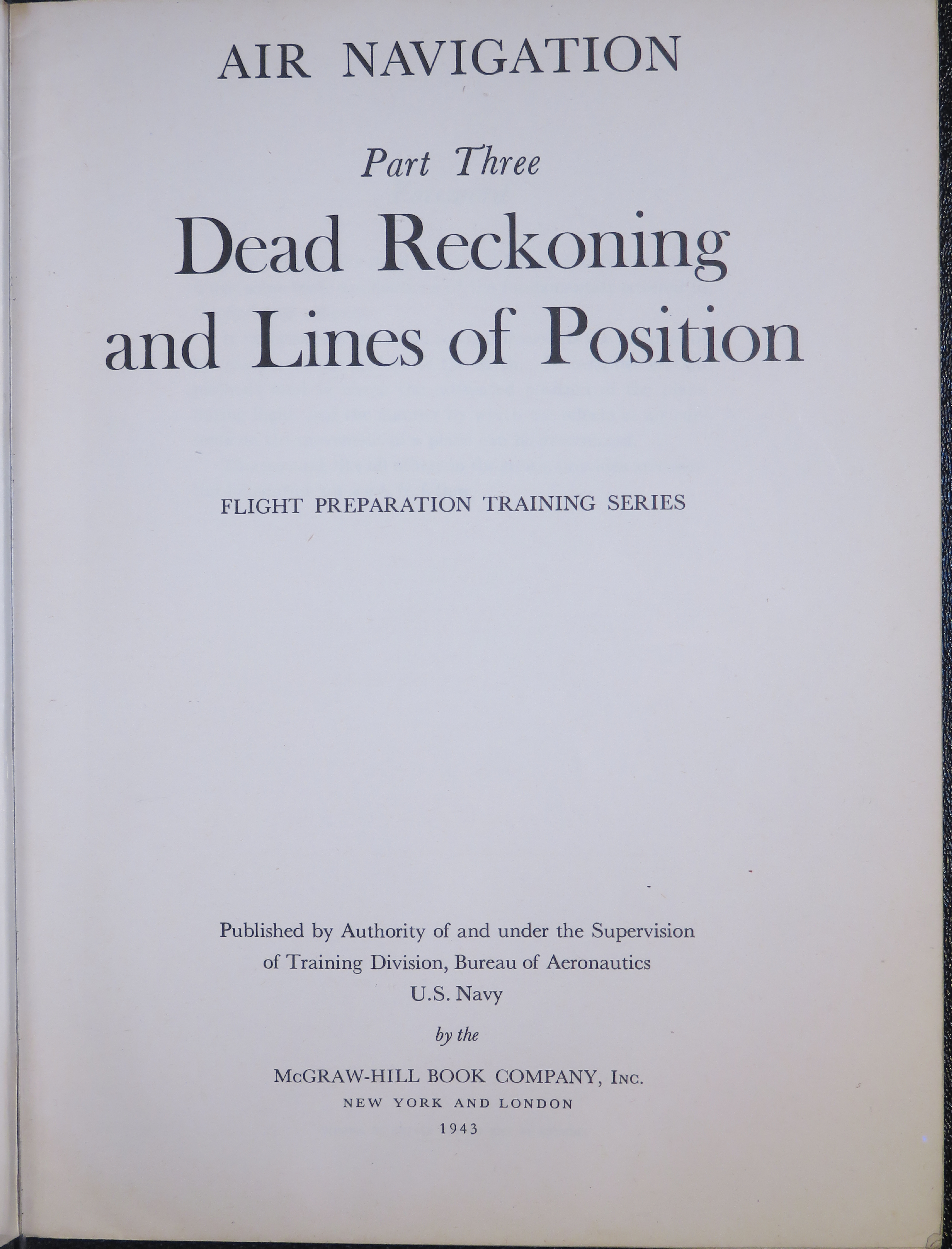 Sample page 5 from AirCorps Library document: Air Navigation Part Three: Dead Reckoning and Lines of Position