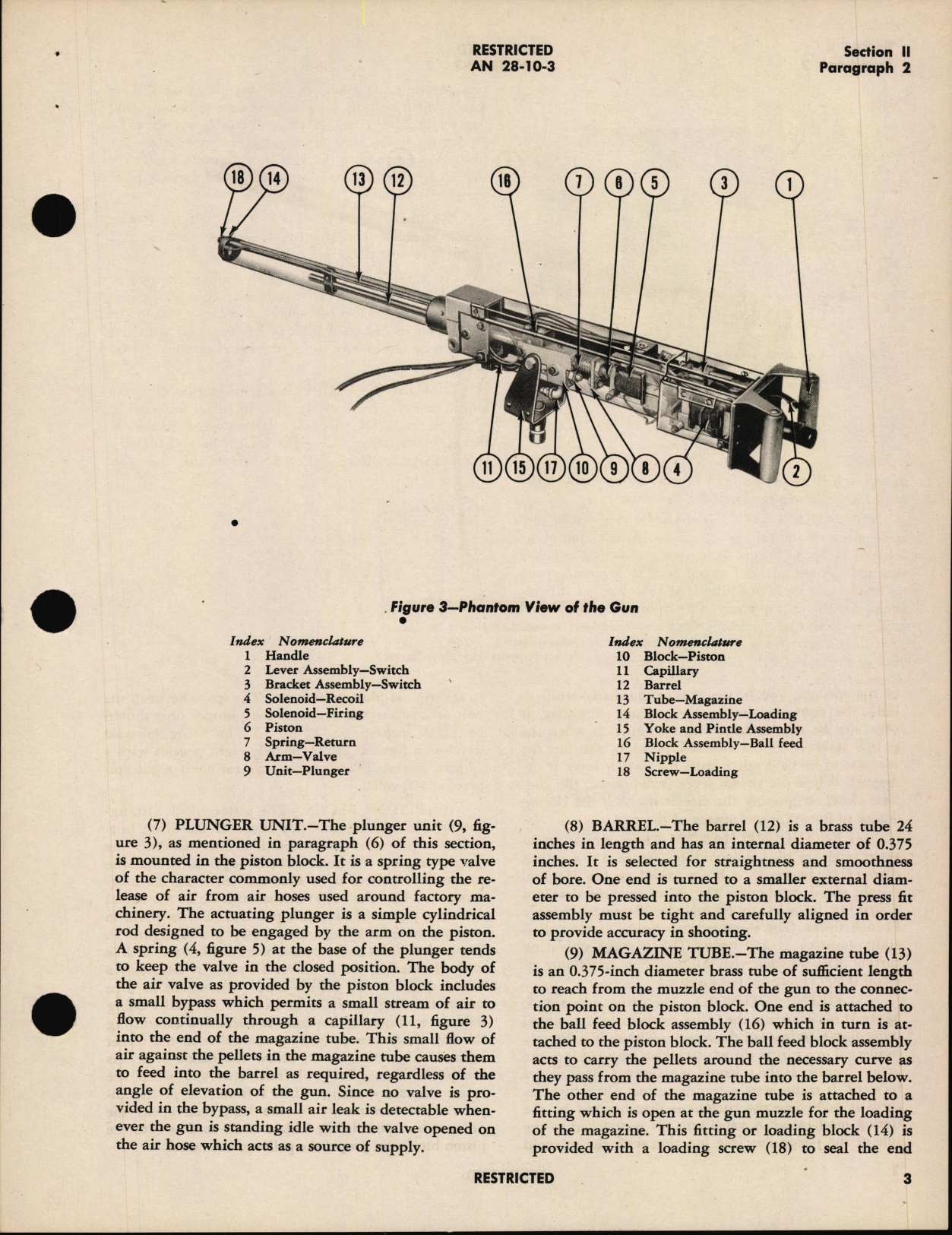 Sample page 7 from AirCorps Library document: Handbook of Instructions with Parts Catalog for Aerial Gunnery trainer Type E-11