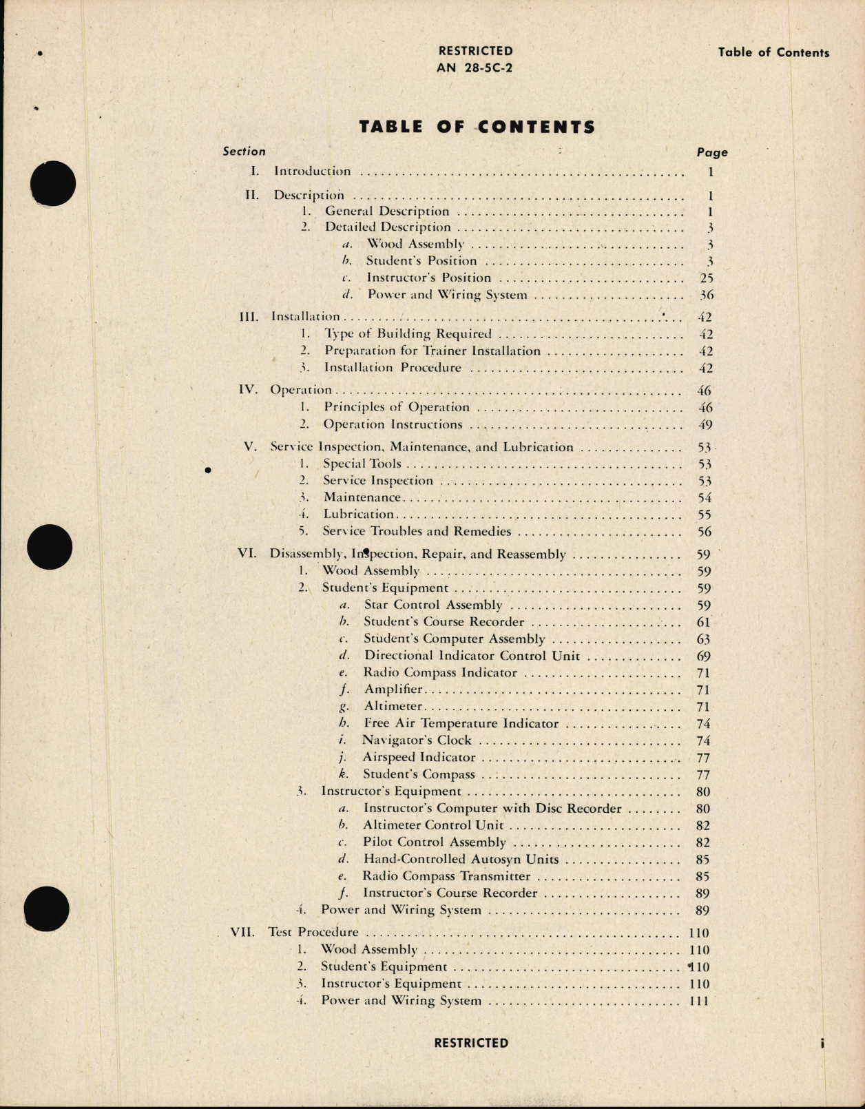 Sample page 3 from AirCorps Library document: Handbook of Instructions for Dead Reckoning Navigation Trainer Type G-2