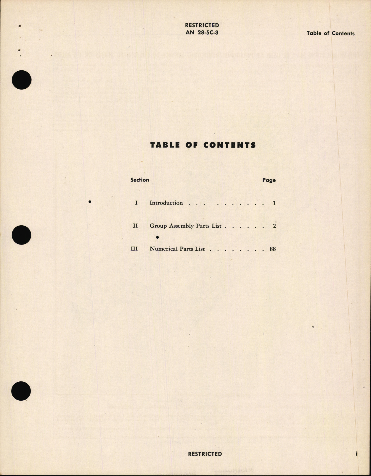 Sample page 3 from AirCorps Library document: Parts Catalog for Dead Reckoning Navigation Trainer Type G-2