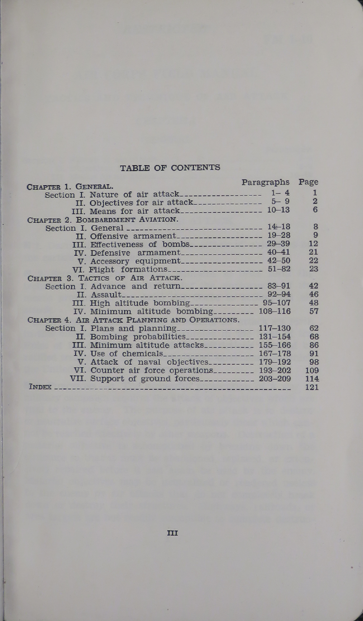 Sample page 5 from AirCorps Library document: Air Corps Field Manual for Tactics and Technique of air Attack