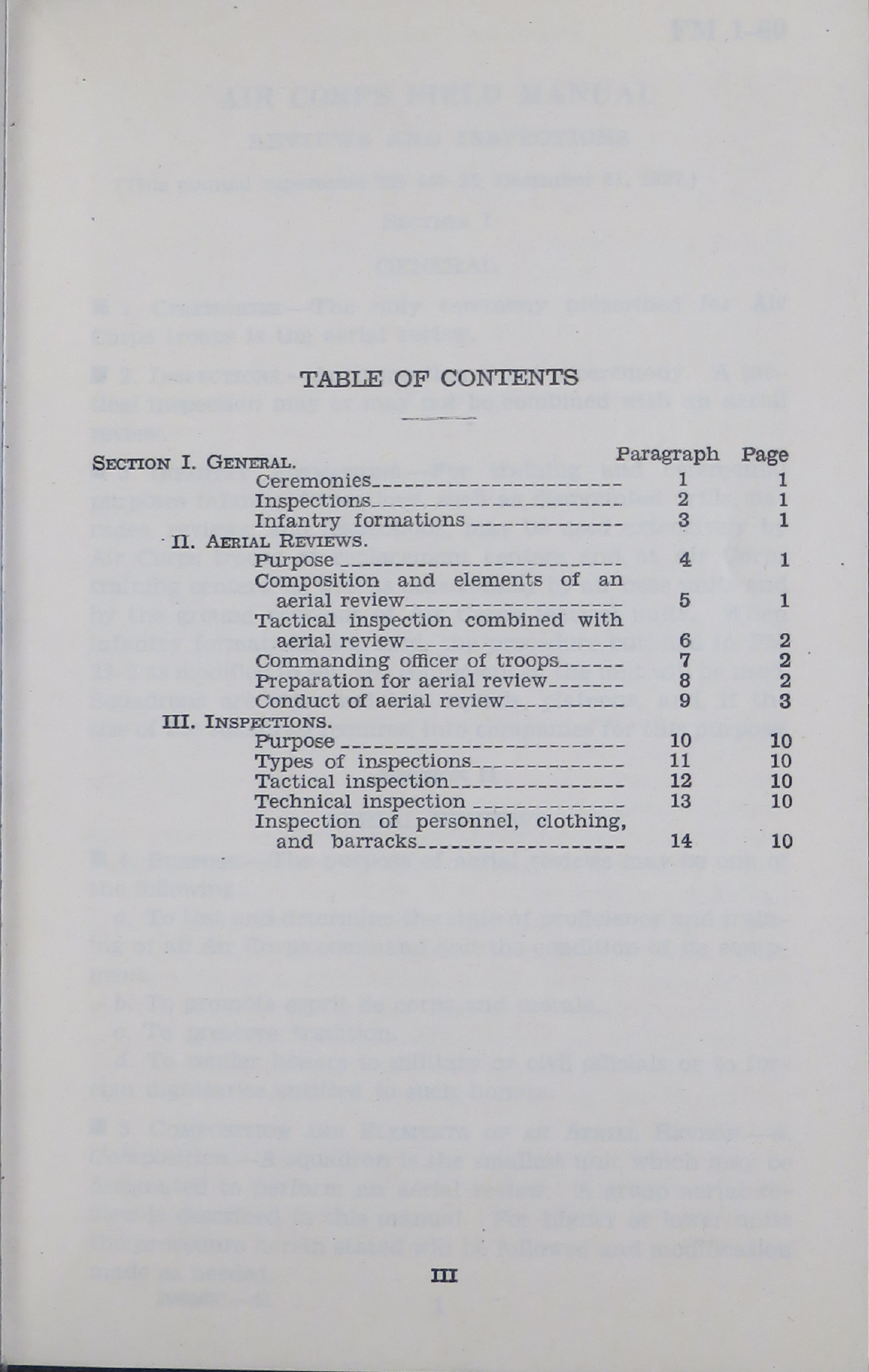 Sample page 5 from AirCorps Library document: Air Corps Field Manuals for Reviews and Inspections