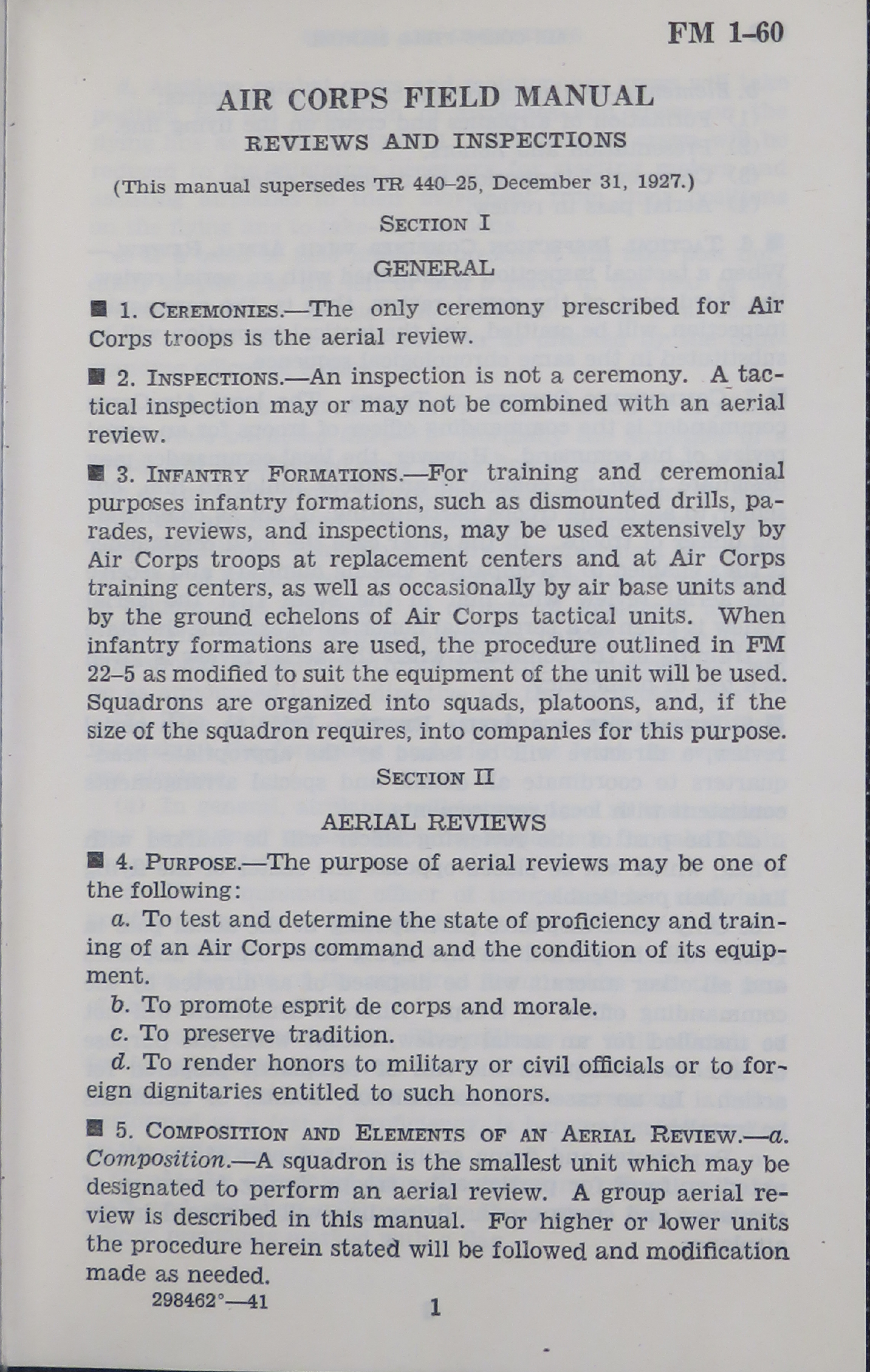 Sample page 7 from AirCorps Library document: Air Corps Field Manuals for Reviews and Inspections