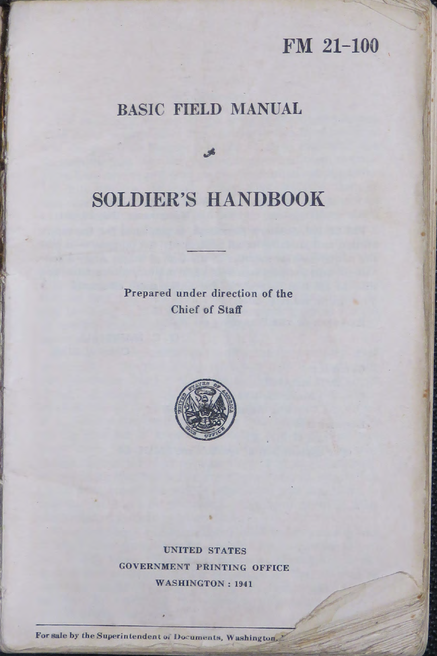 Sample page 3 from AirCorps Library document: Basic Field Manual for Soldier's Handbook