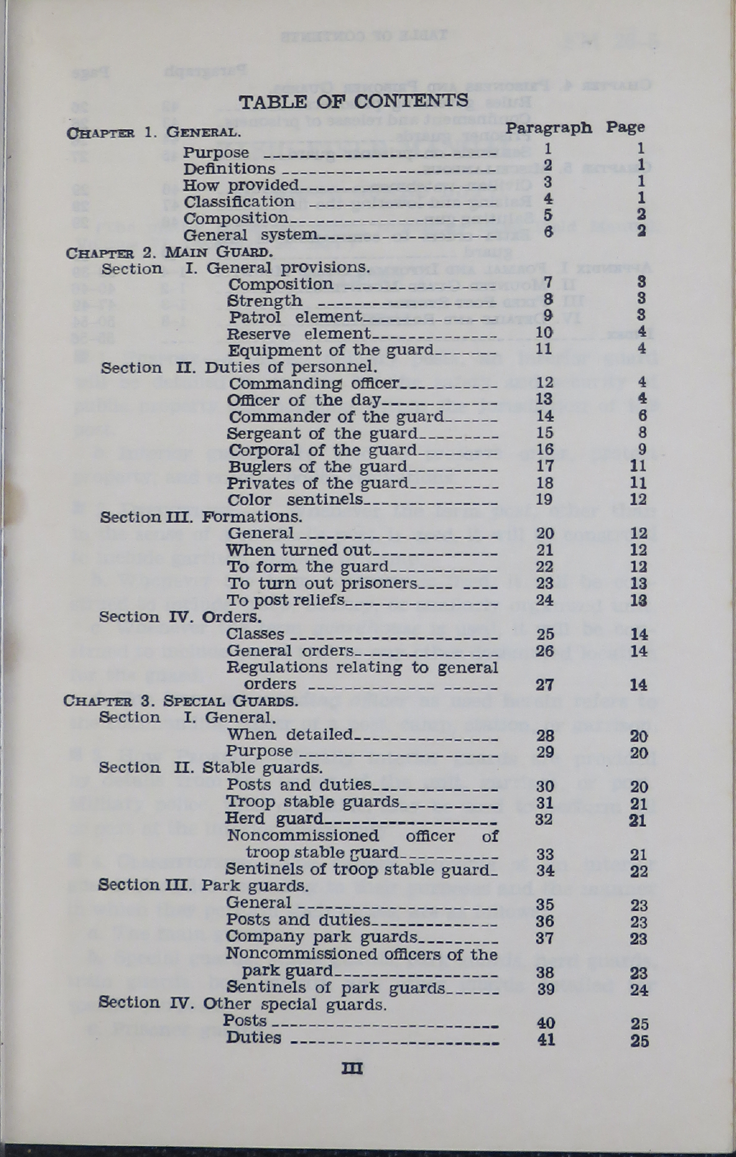 Sample page 5 from AirCorps Library document: Basic Field Manual for Interior Guard Duty