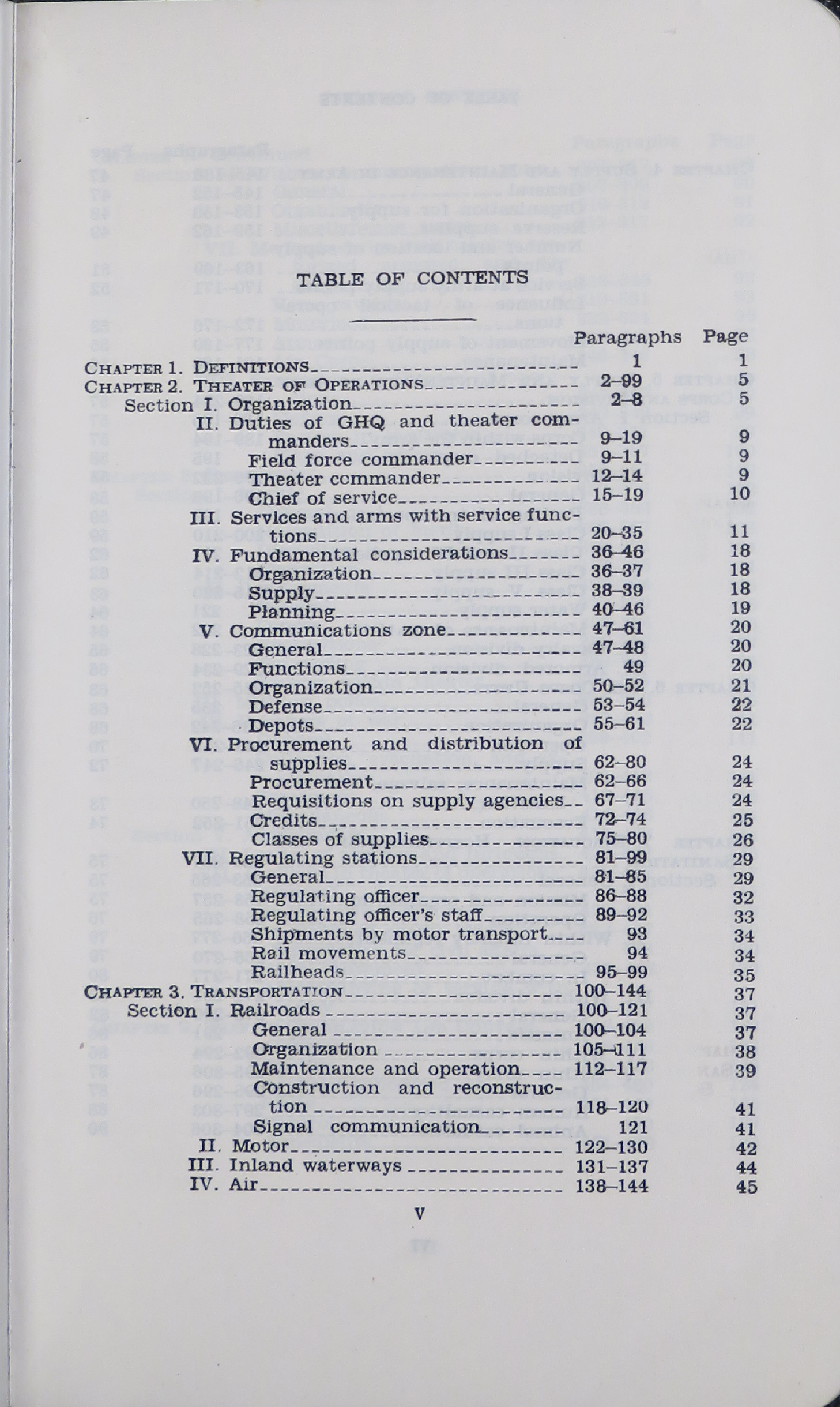 Sample page 7 from AirCorps Library document: Field Service Regulations for Administration