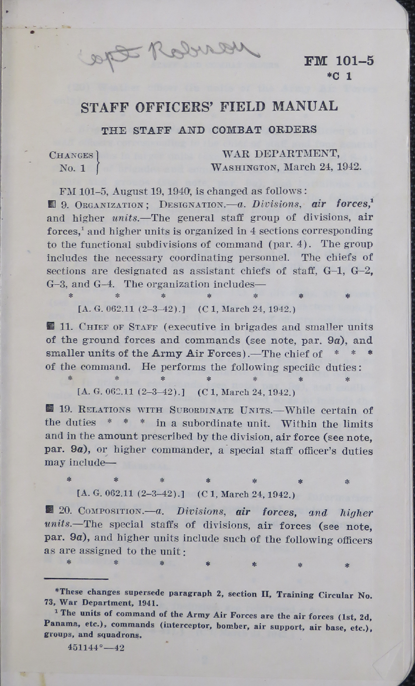 Sample page 3 from AirCorps Library document: Staff Officers' Field Manual: The Staff and Combat Orders