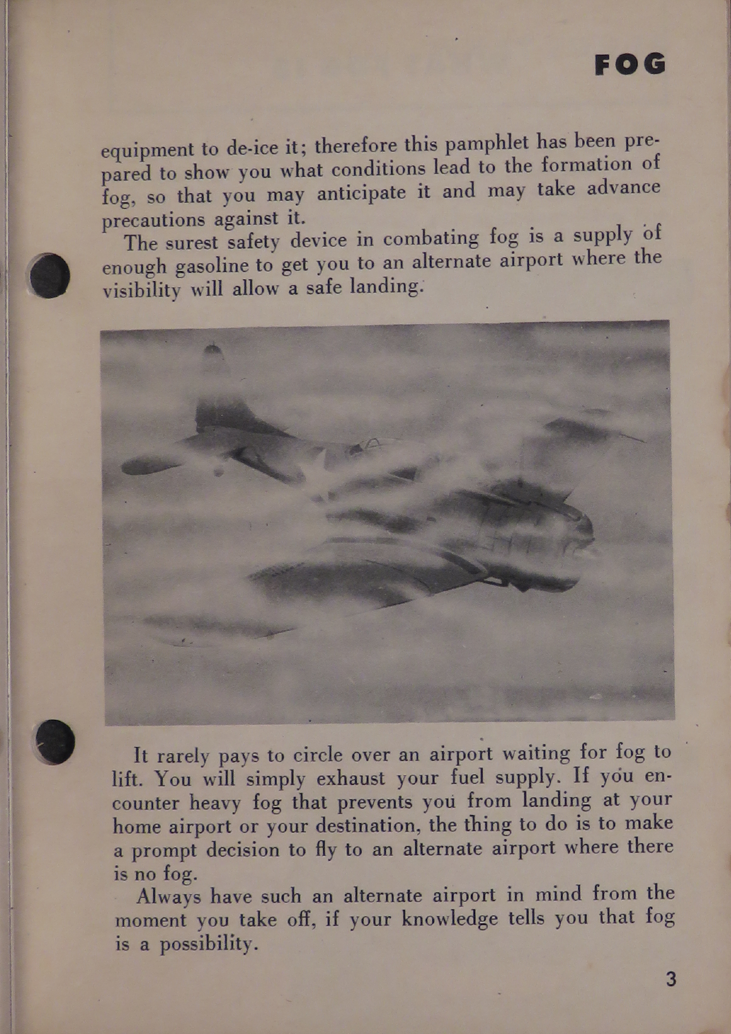 Sample page 5 from AirCorps Library document: Aerology Series - Fog