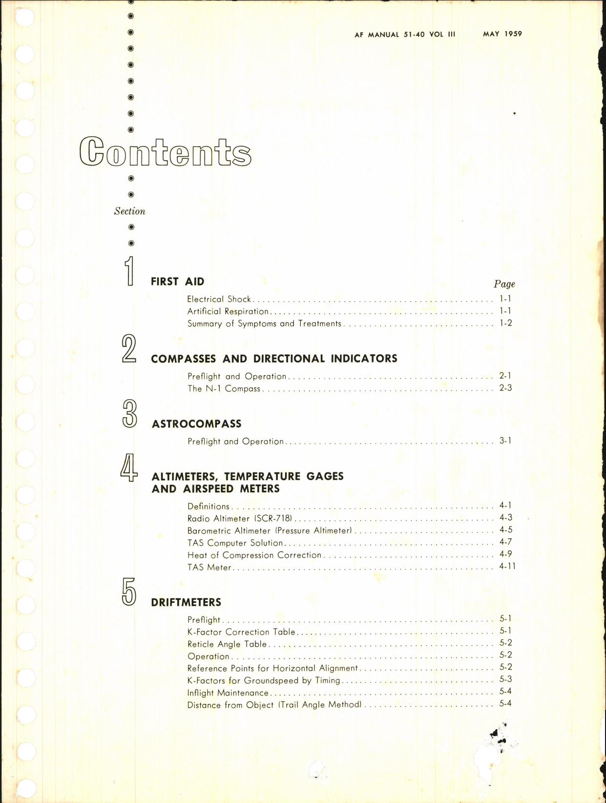 Sample page 3 from AirCorps Library document: Air Navigation Volume III