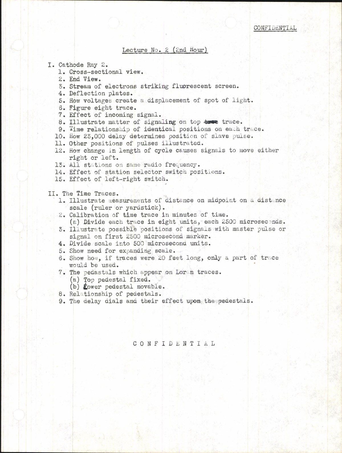 Sample page 3 from AirCorps Library document: Loran Operator's Course