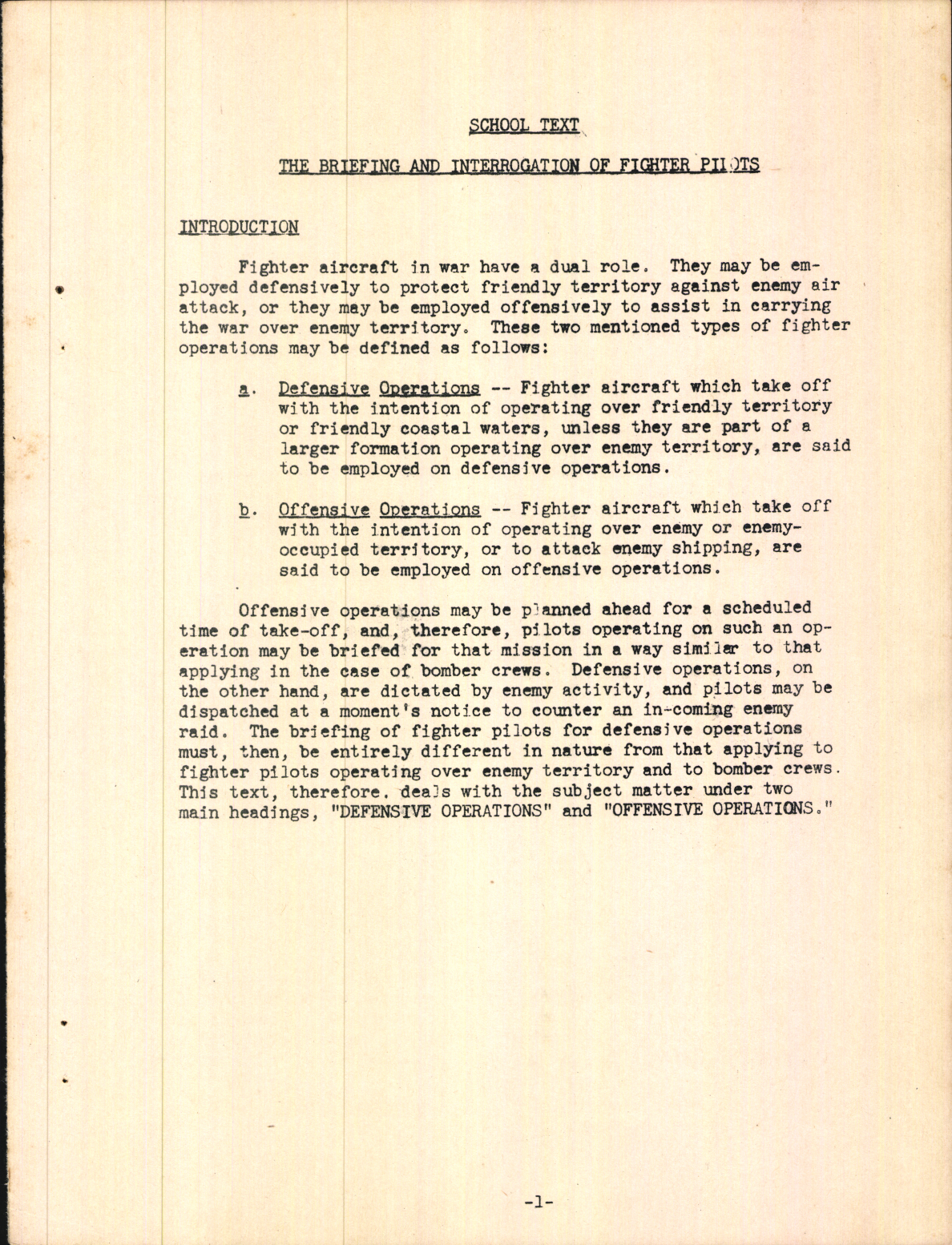 Sample page 7 from AirCorps Library document: The Briefing and Interrogation of Fighter Pilots