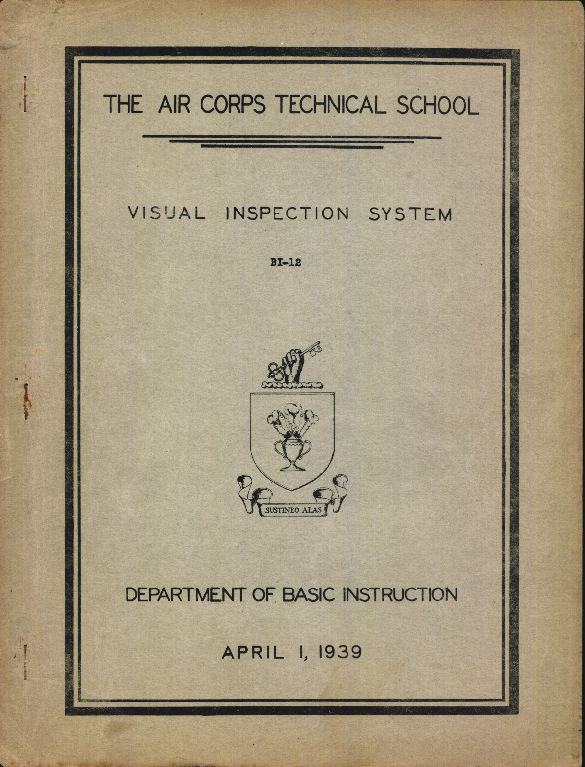 Sample page 1 from AirCorps Library document: Visual Inspection System for Airplanes 