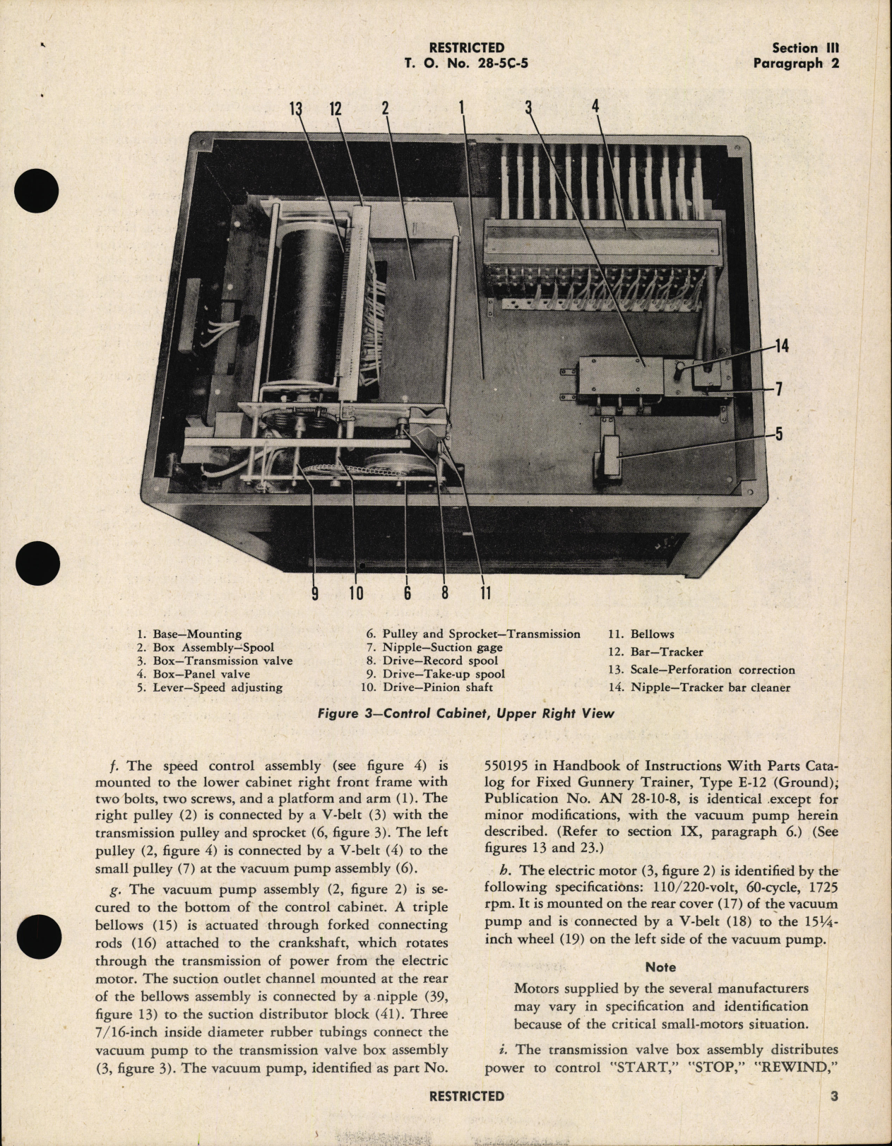 Sample page 7 from AirCorps Library document: Operation, Service and Overhaul Instructions with Parts Catalog for Navigation dead Reckoning Trainer Type G-3