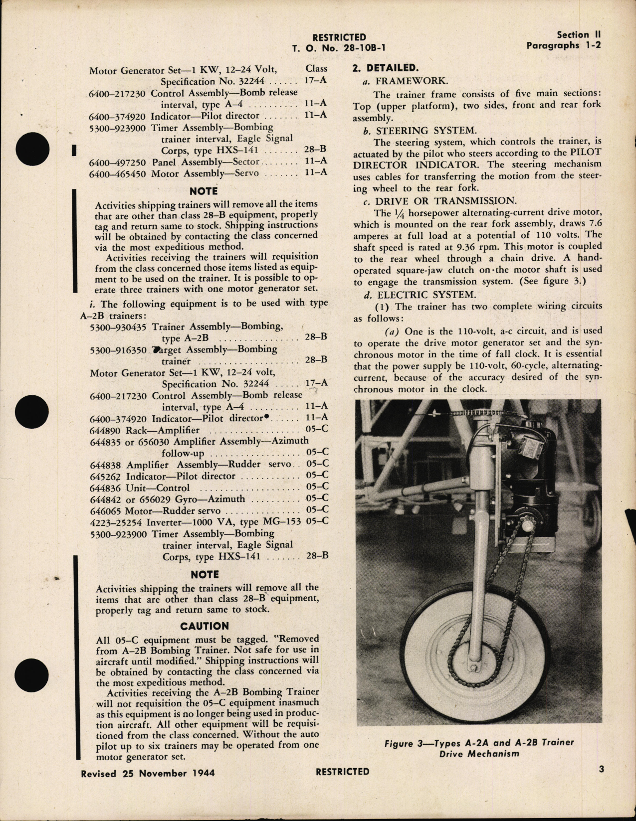 Sample page 7 from AirCorps Library document: Operation and Service Instructions with Parts Catalog for Bombing Trainers 