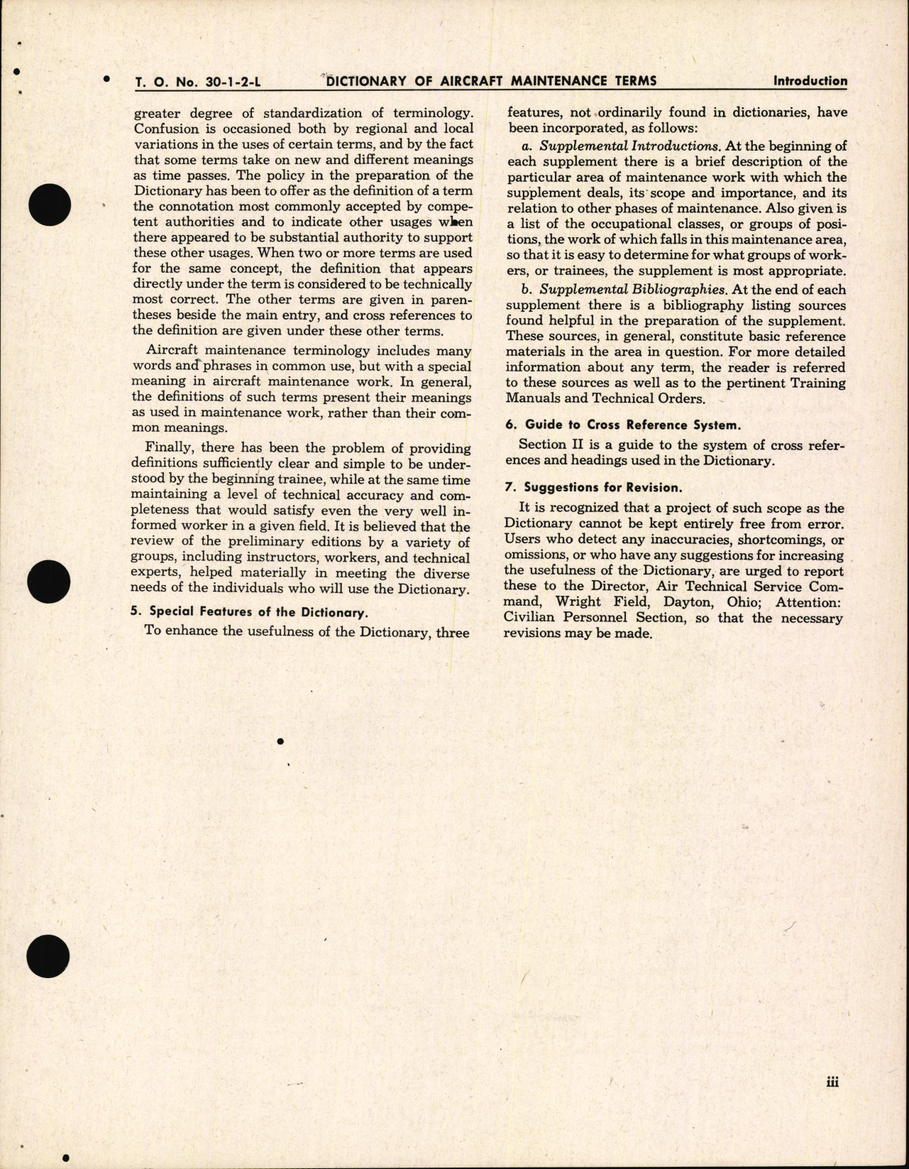 Sample page 5 from AirCorps Library document: Dictionary of Aircraft Maintenance Terms; Section L Sheet Metal